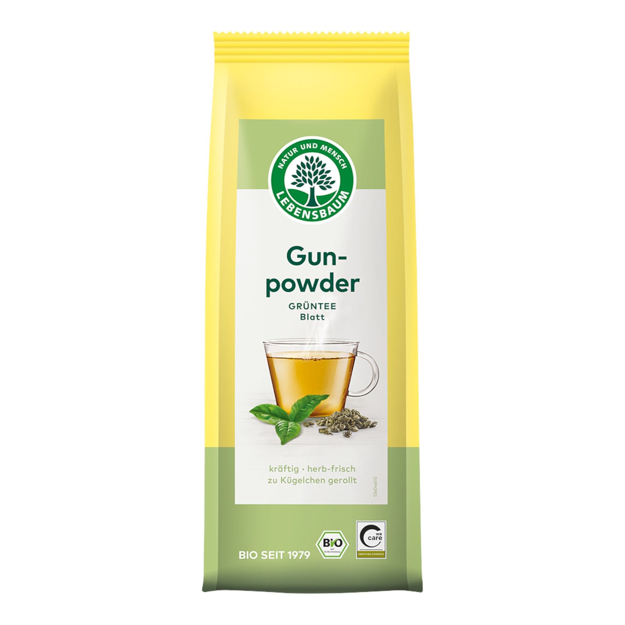 Bio Gunpowder Blatt 100 g Tee