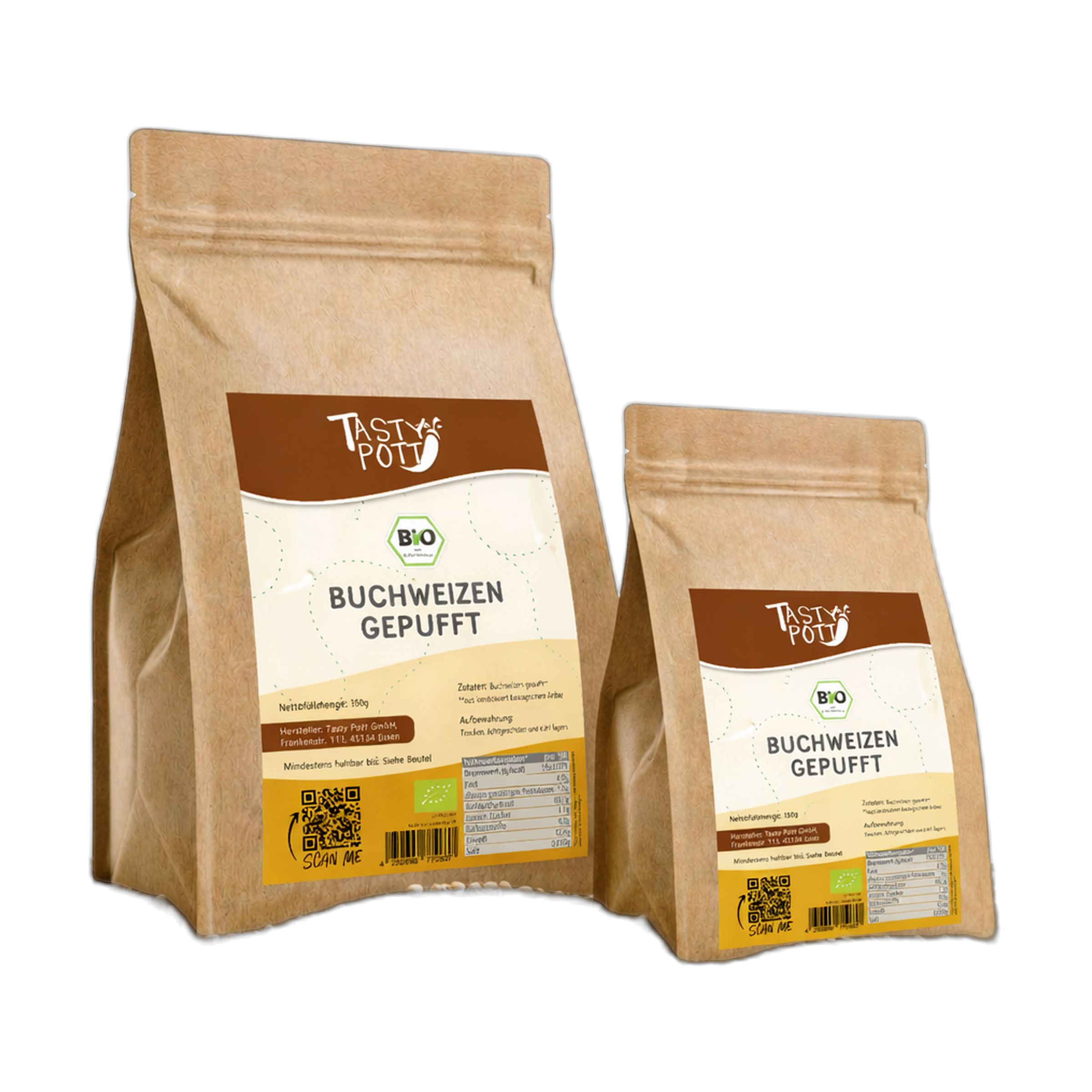Tasty-Pott Tasty Pott Bio Buchweizen gepufft 700 g