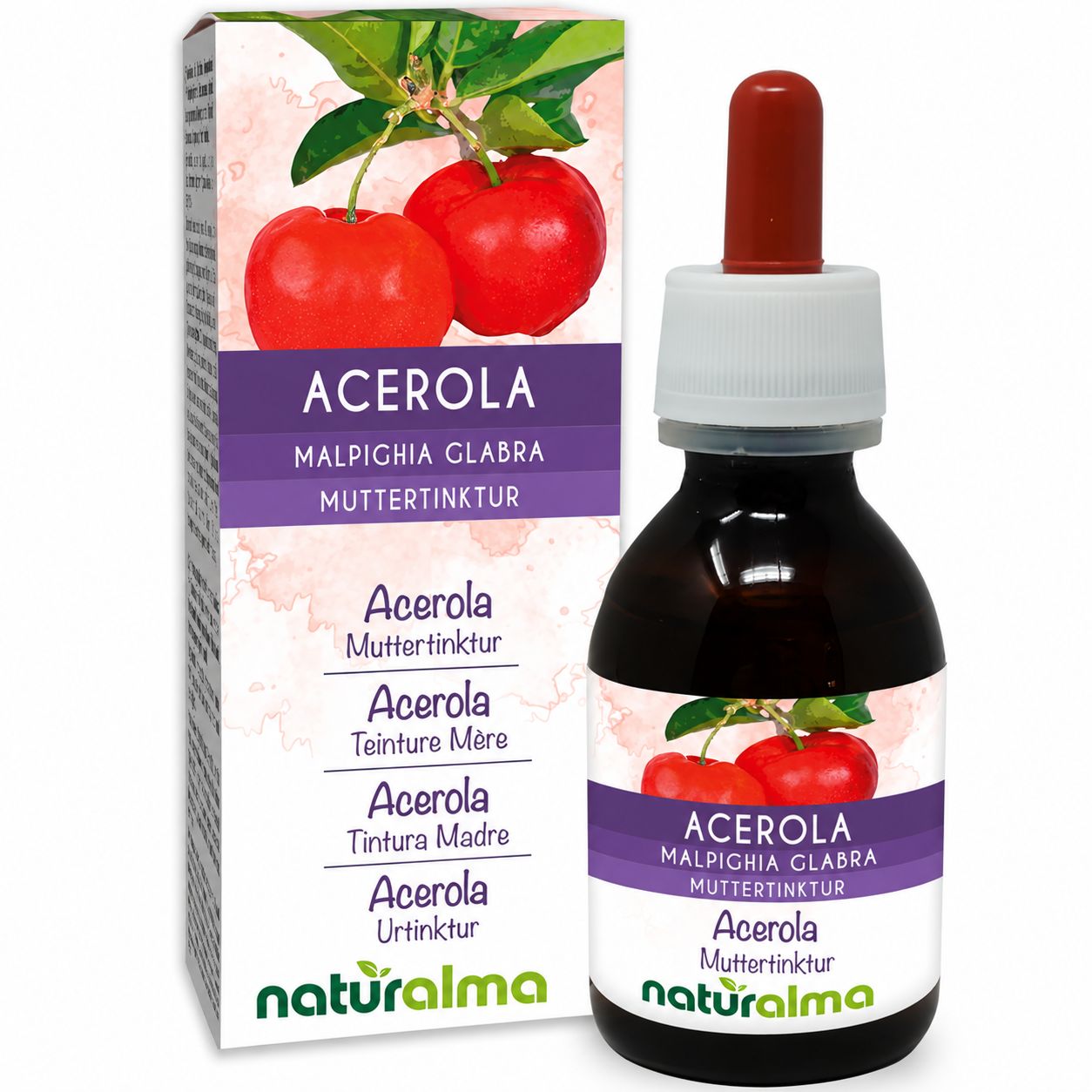 Naturalma Acerola (Malpighia glabra) alkoholfreie Tropfen 120 ml