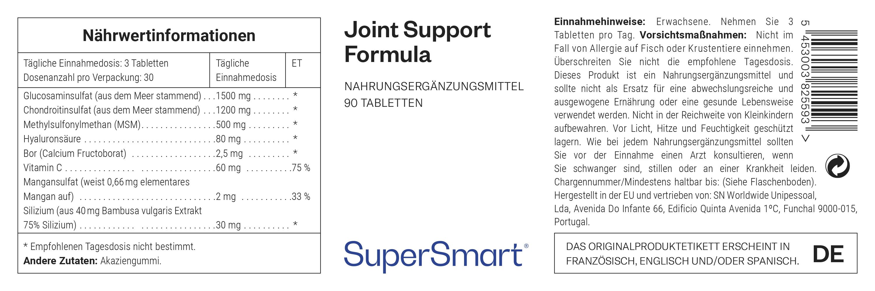 Gelenk-Unterstützungsformel - SuperSmart