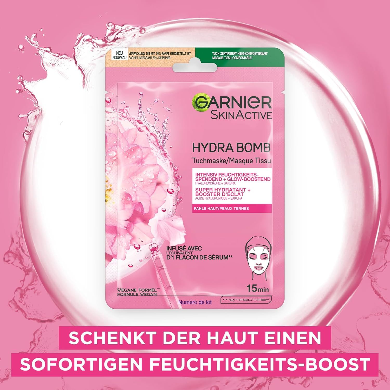 Garnier Tuchmaskenset SkinActive Hydra Bomb