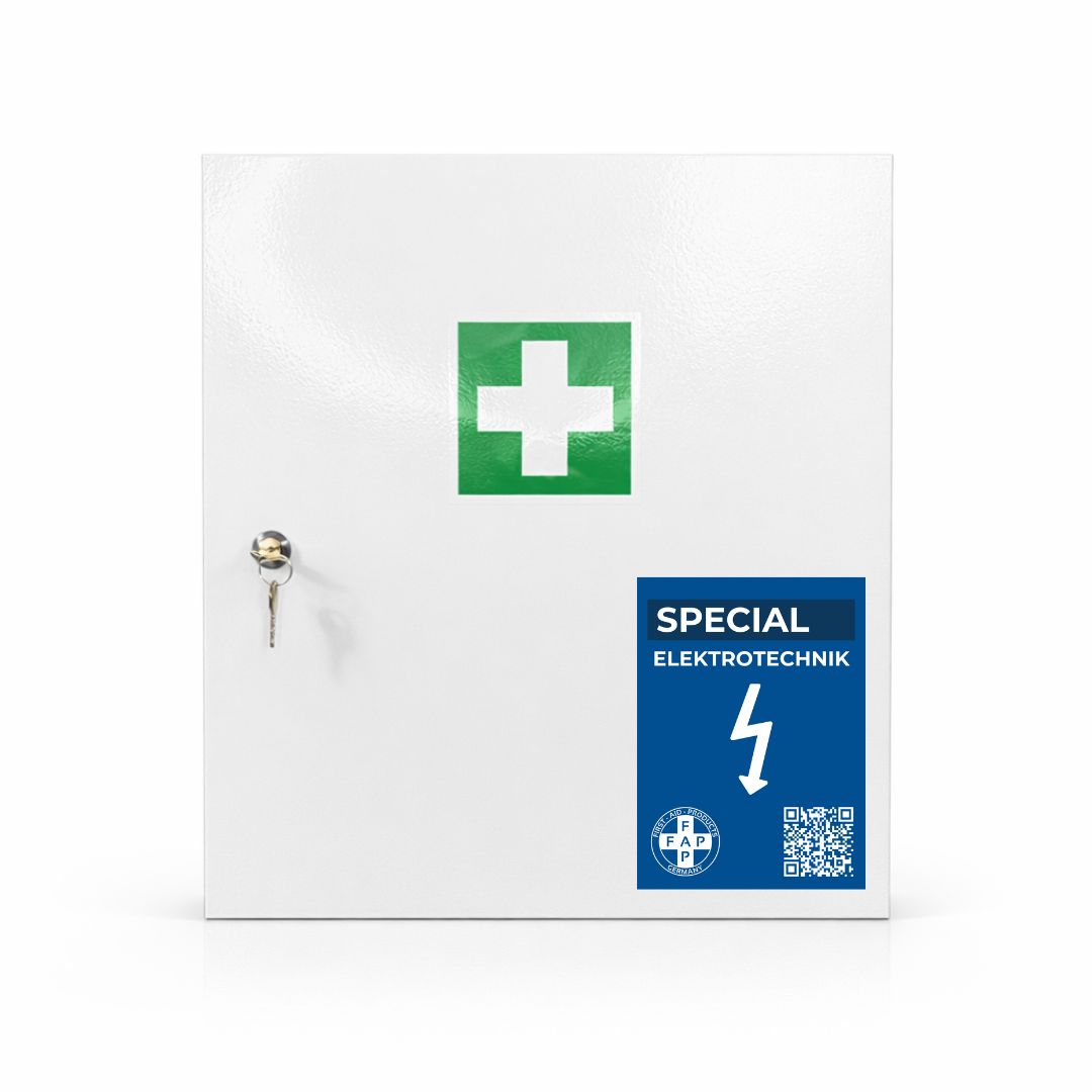 FAP First Aid Products Erste-Hilfe-Schrank Elektrotechnik DIN 13157 - eintürig 1 St