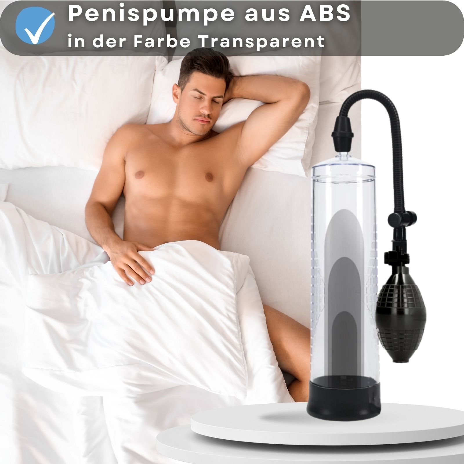 Lovelyness - Penispumpe mit Pumpball - Transparent