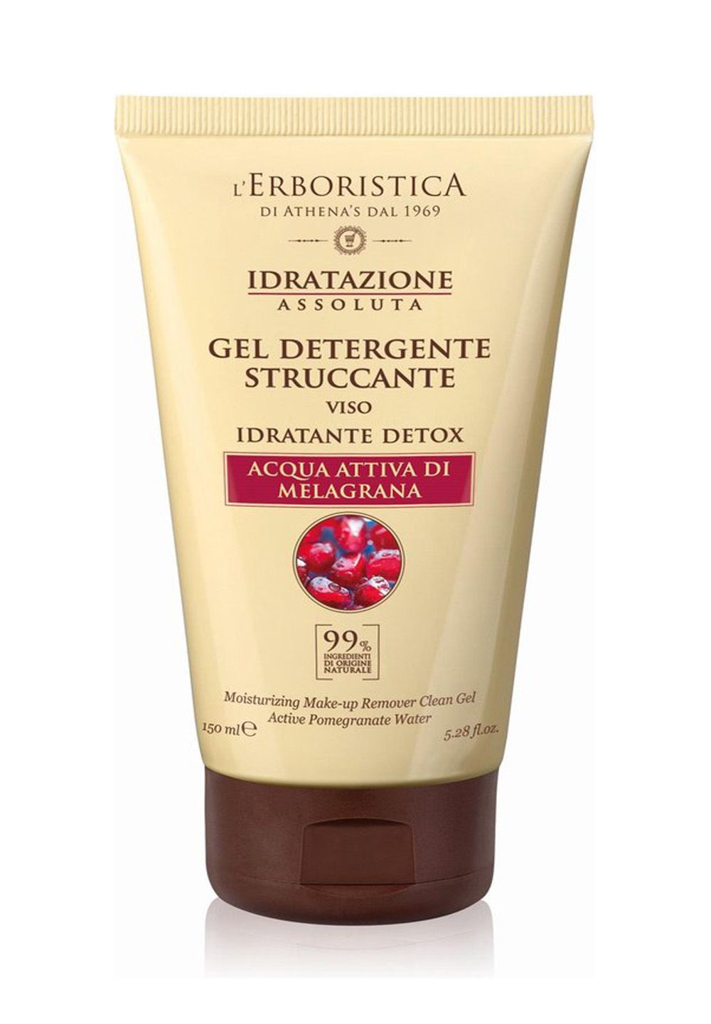 L' Erboristica Gesichtsreinigungsgel mit aktivem Granatapfelwasser