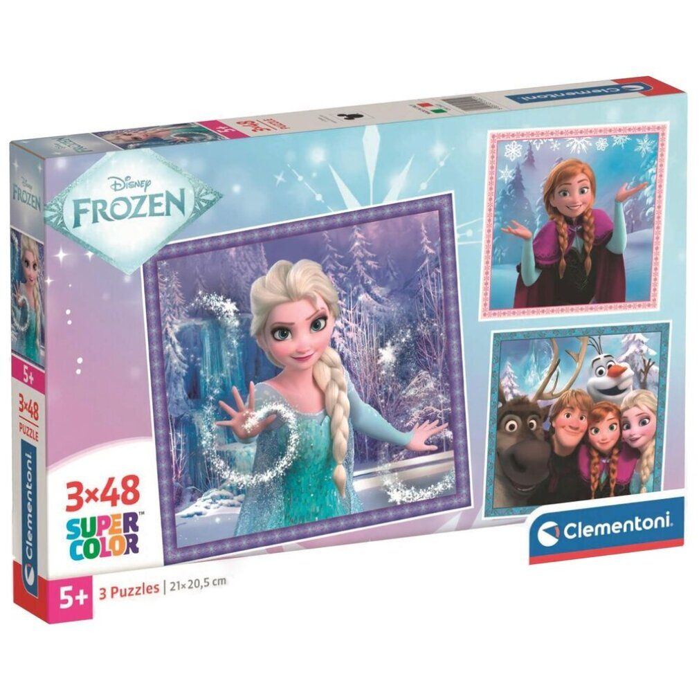 Disney Eiskönigin 3x48 Teile Puzzle Clementoni