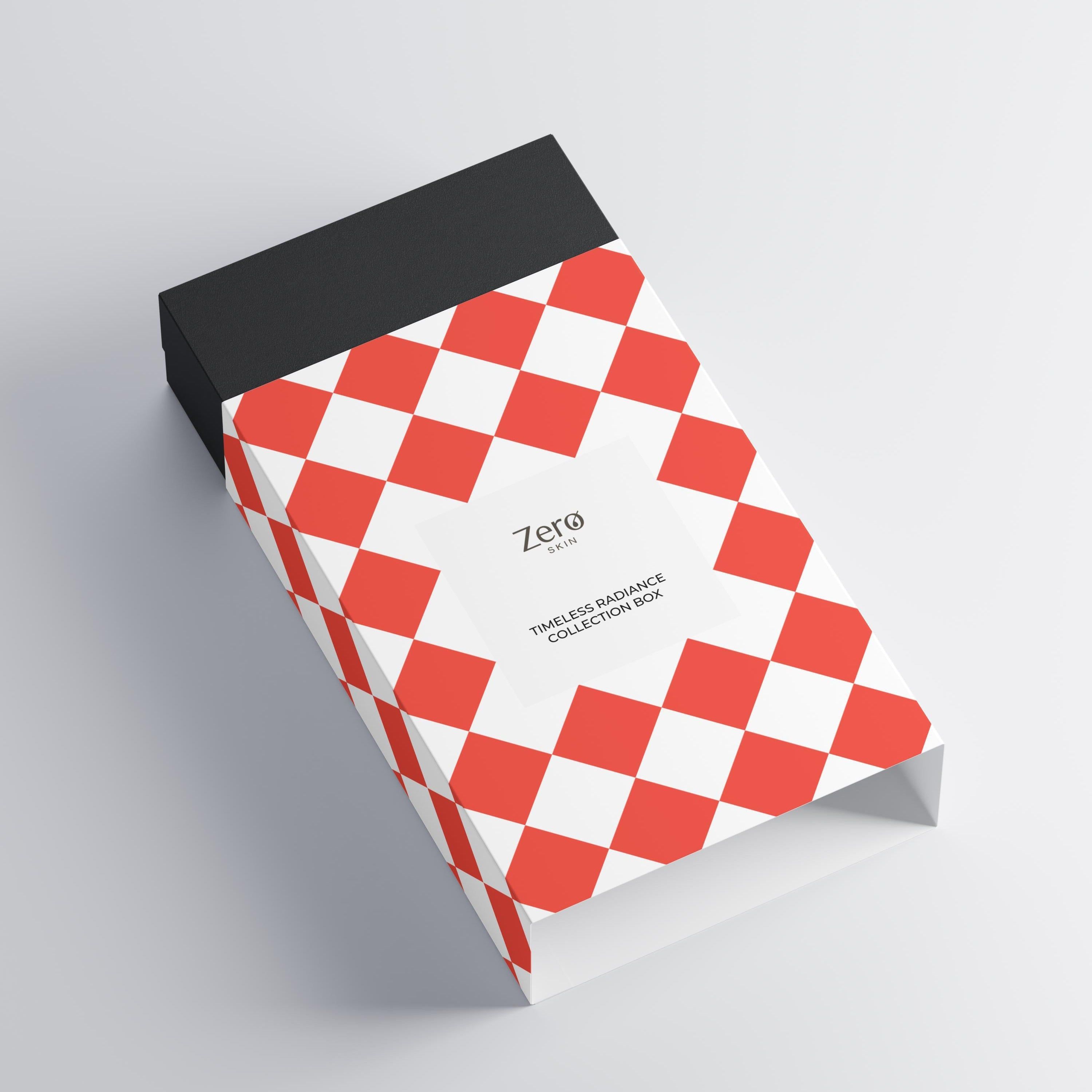 Zero Skin Timeless Radiance Collection Box, glättend und hydratisierend für strahlende Haut