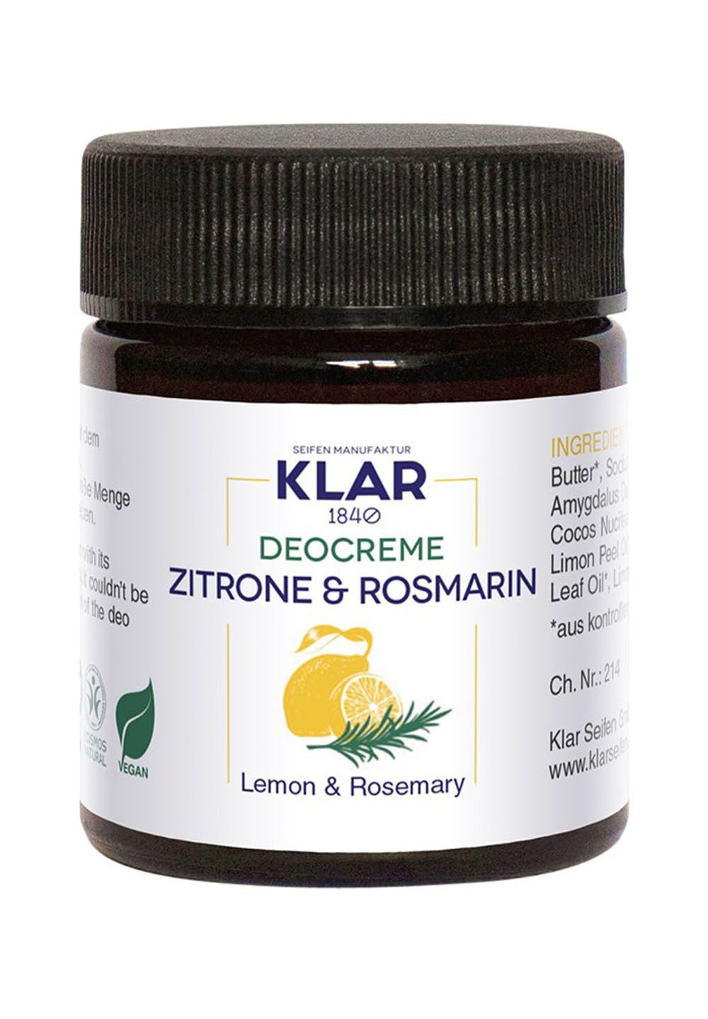 Deo Creme Zitrone & Rosmarin