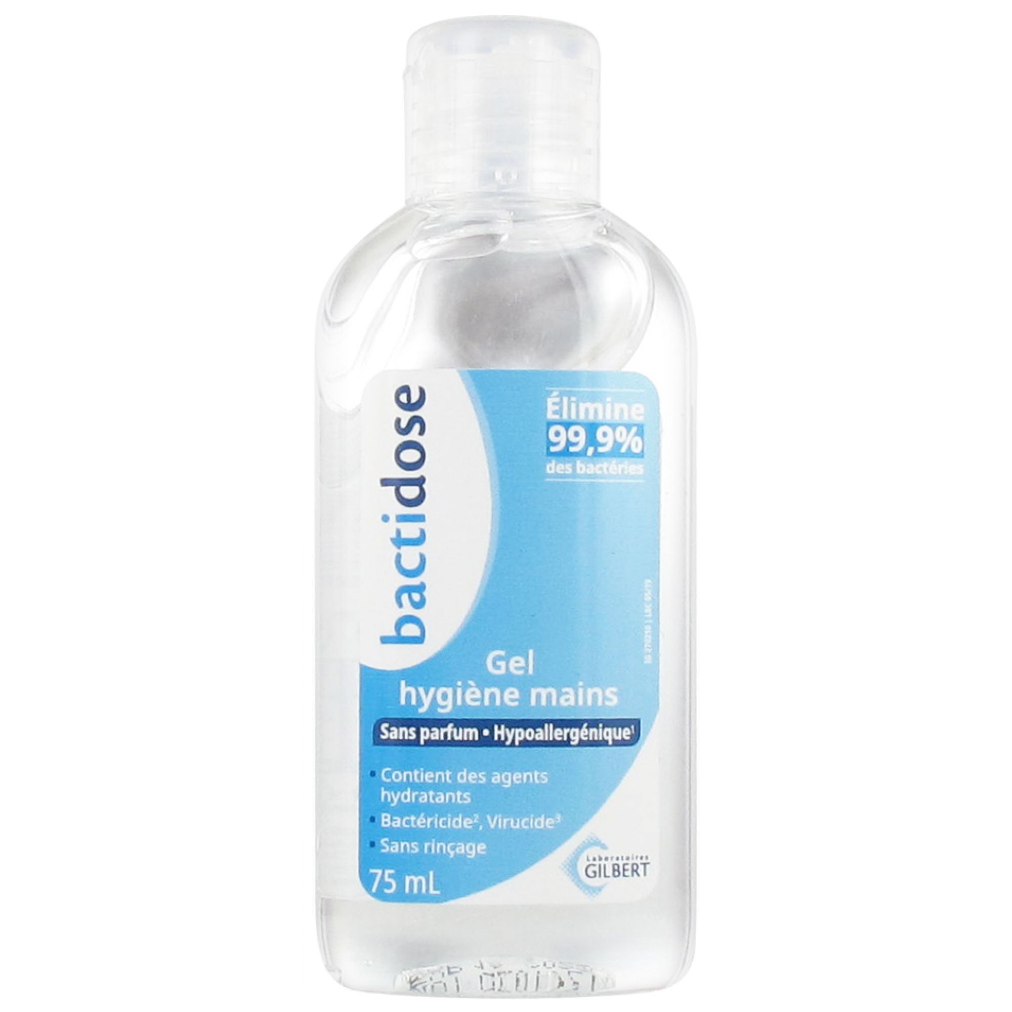 Gilbert Bactidose Handhygienegel (Duft: Natürlich/Neutral) 5x3x11 cm