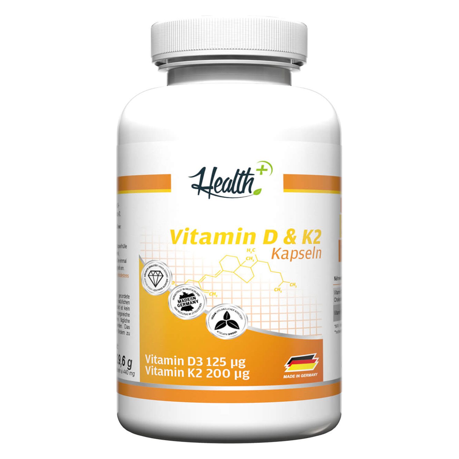 HEALTH+ Vitamin D3 & K2