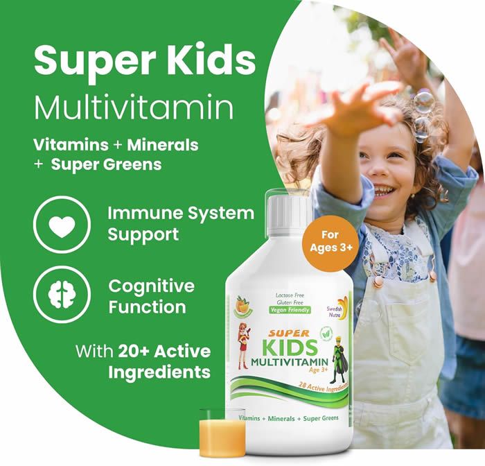 Swedish Nutra SUPER KIDS MULTIVITAMIN