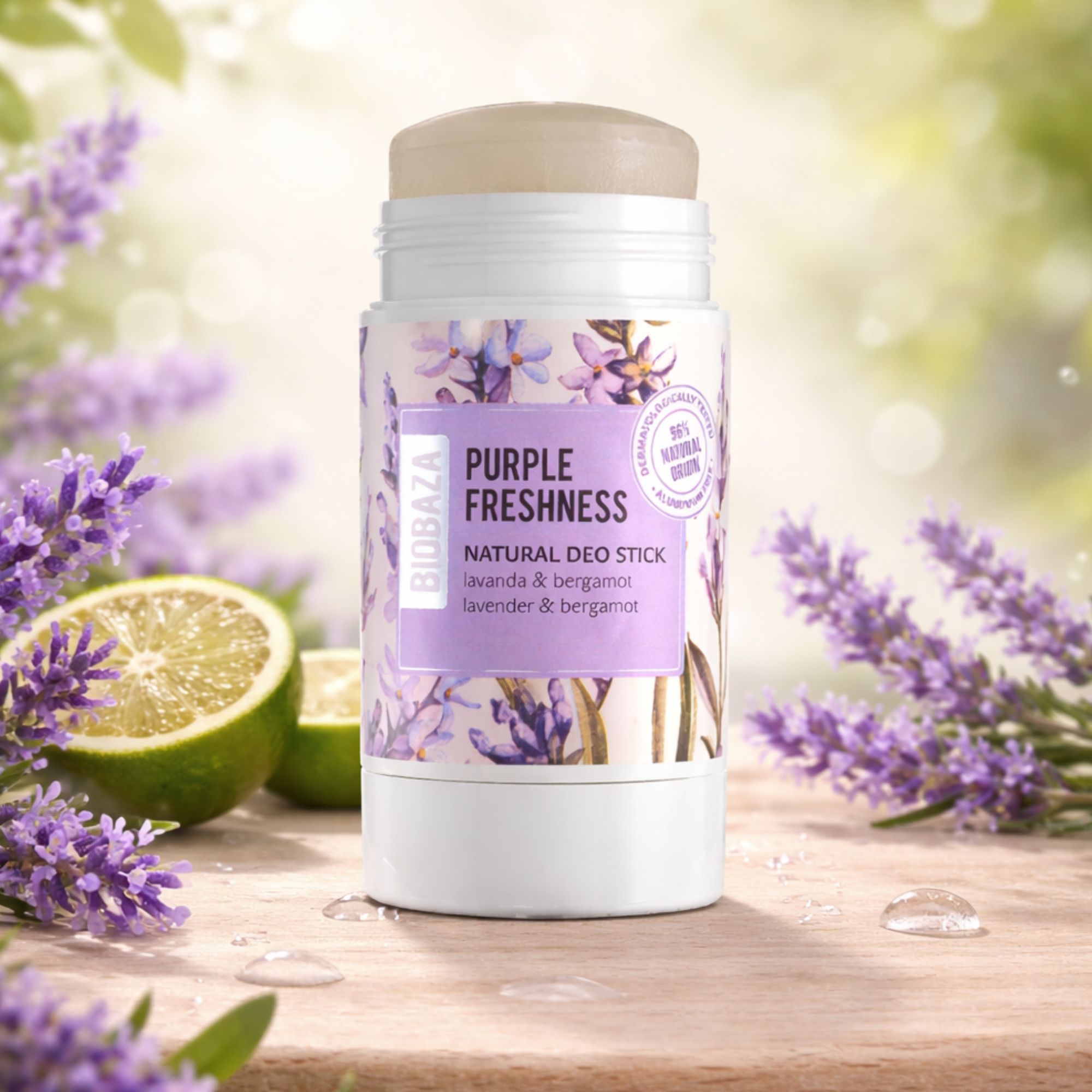 BIOBAZA Purple Freshness Natürlicher Deo Stick