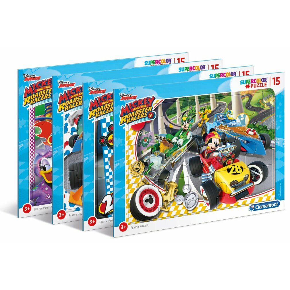 clementoni Puzzle Mickey und die Rennfahrer: Rennen