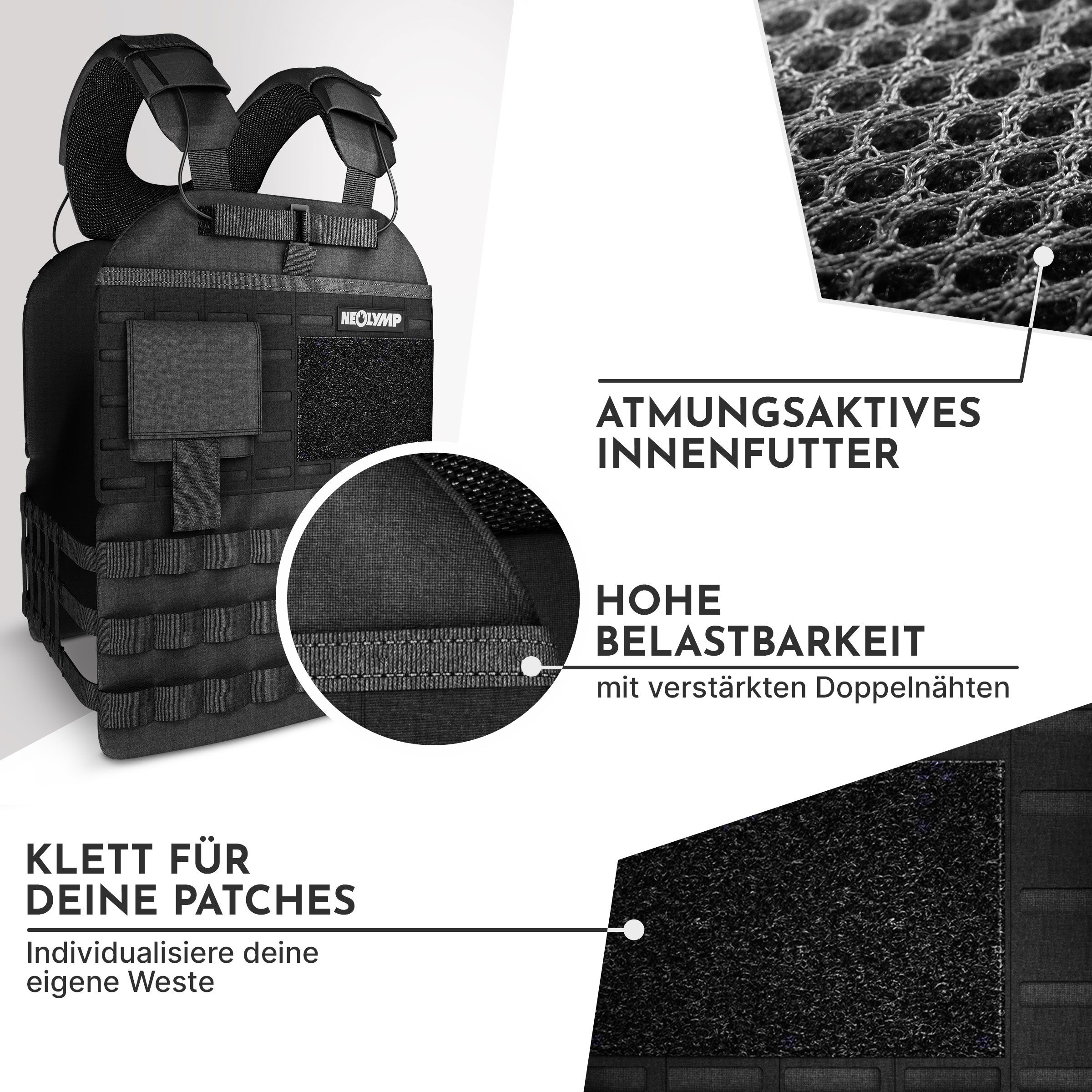 NEOLYMP Gewichtsweste 20 KG