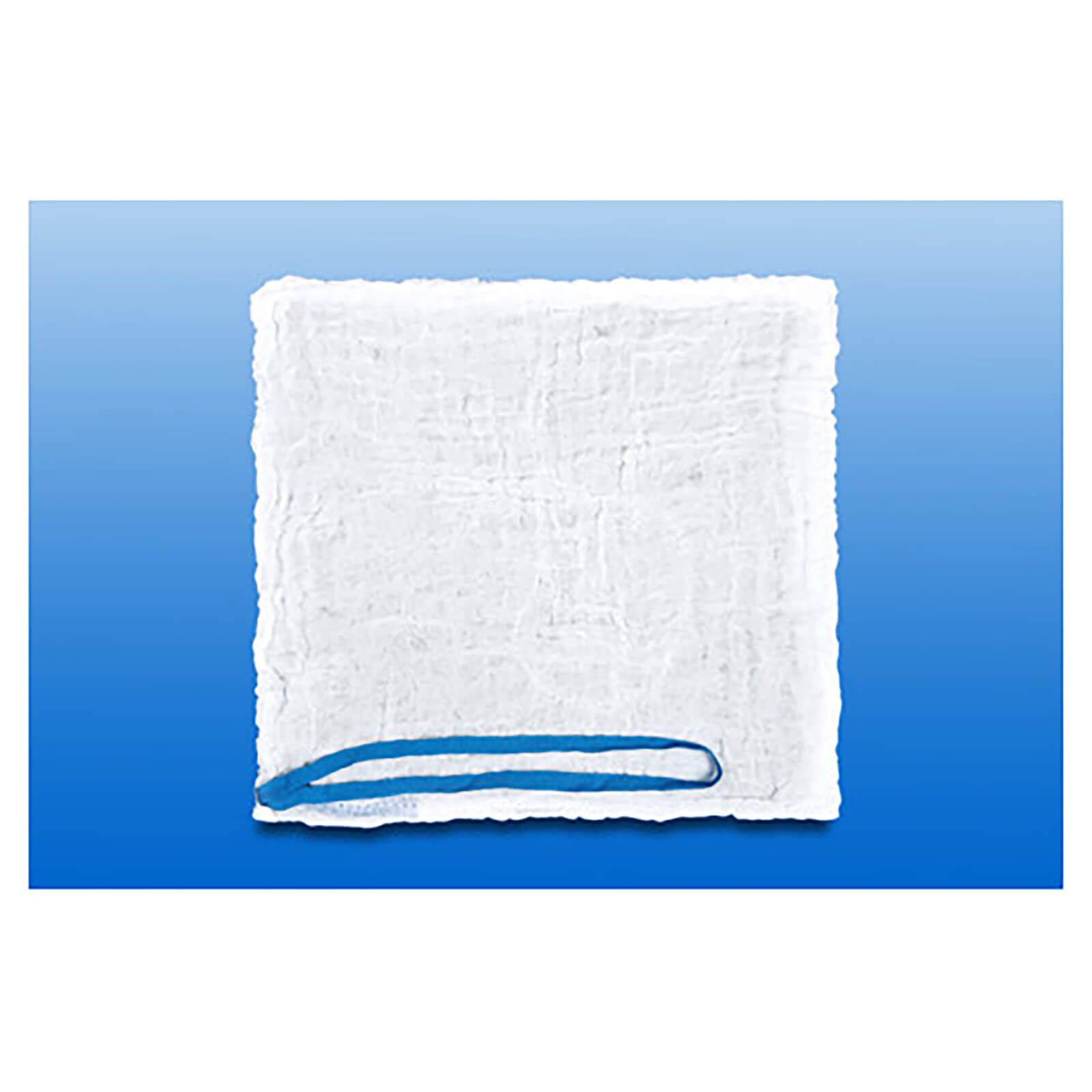 NOBA Bauchtuch vorgewaschen weiß ohne Schlaufe 6-lagig 45 cm x 45 cm 20 Stück