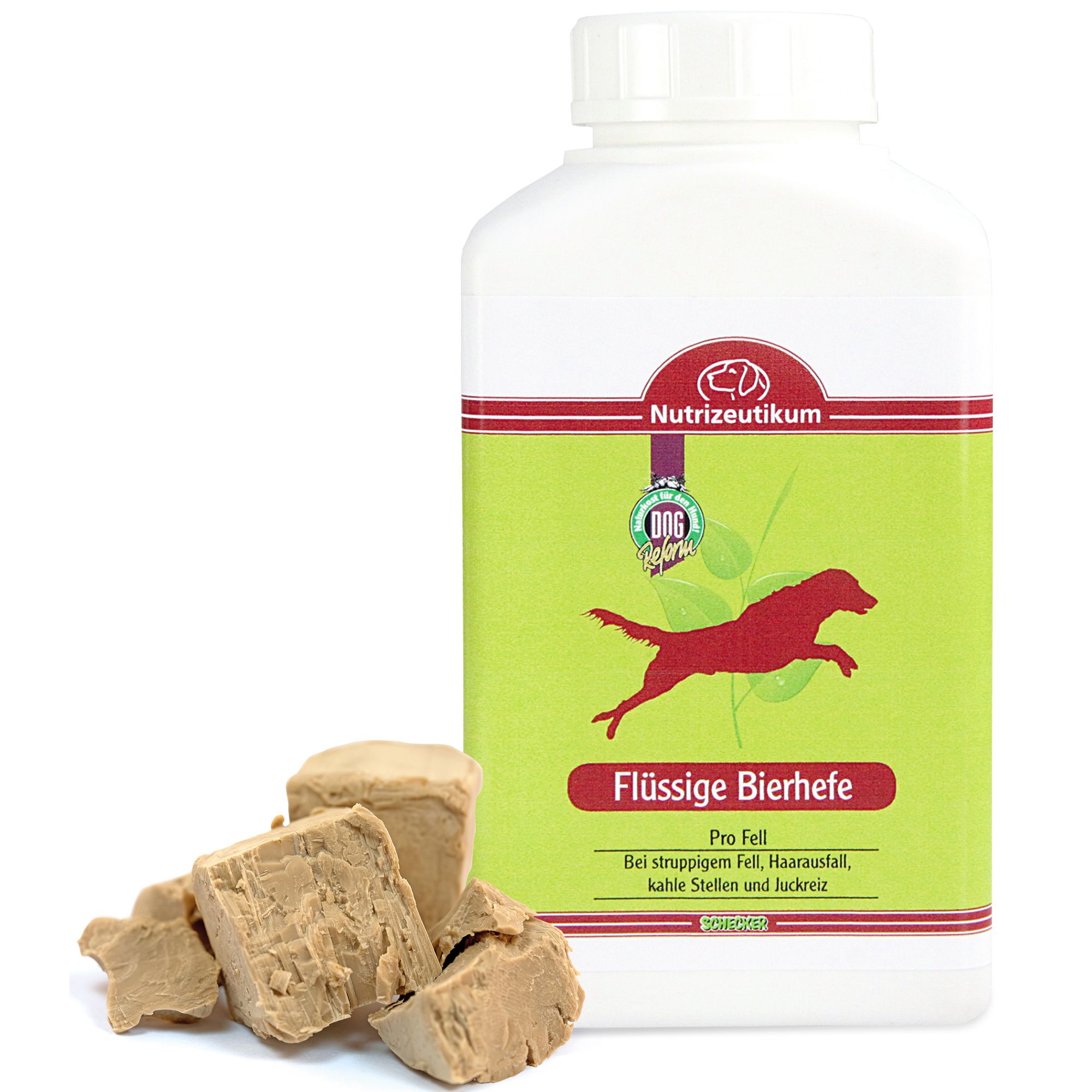 Schecker Hundefutter - flüssige Bierhefe