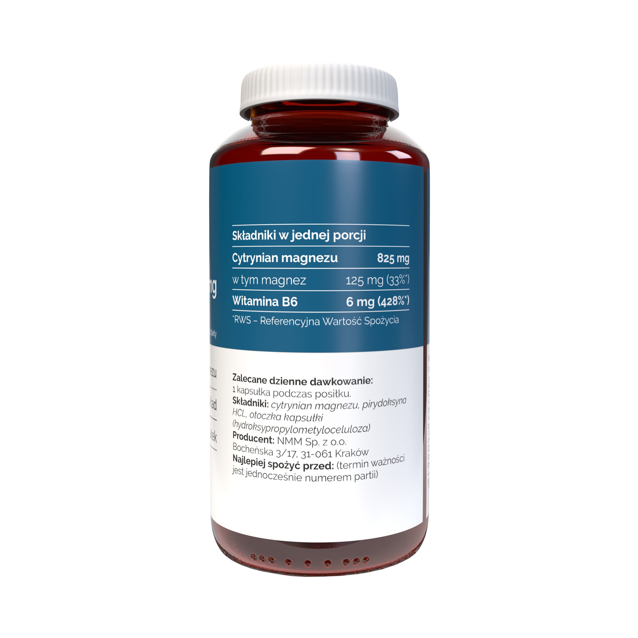 Vitaler's Magnesium 125 mg + Vitamin B6 6 mg