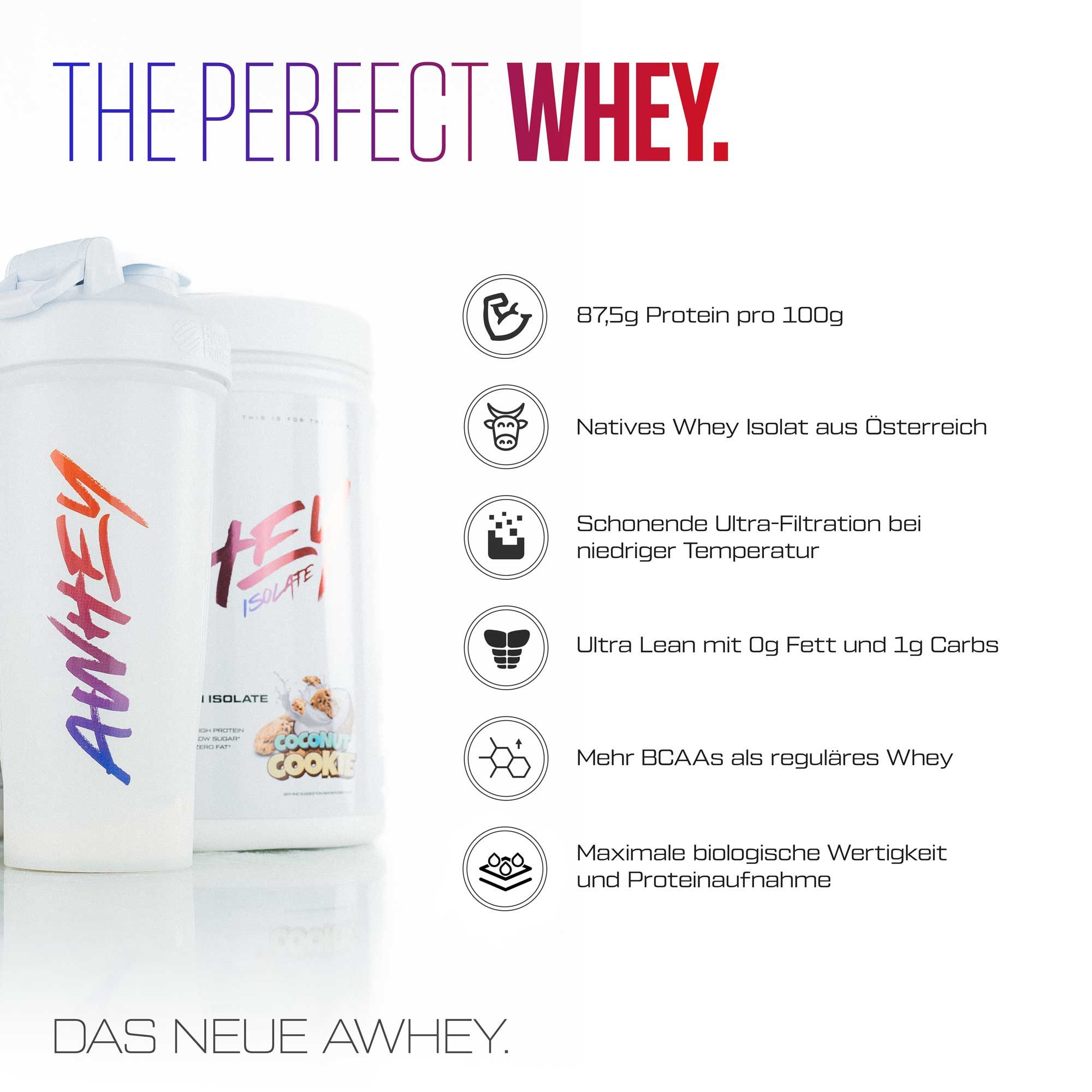 VAST AWHEY Isolate - perfekt für jede Diät No Fett Low Carb