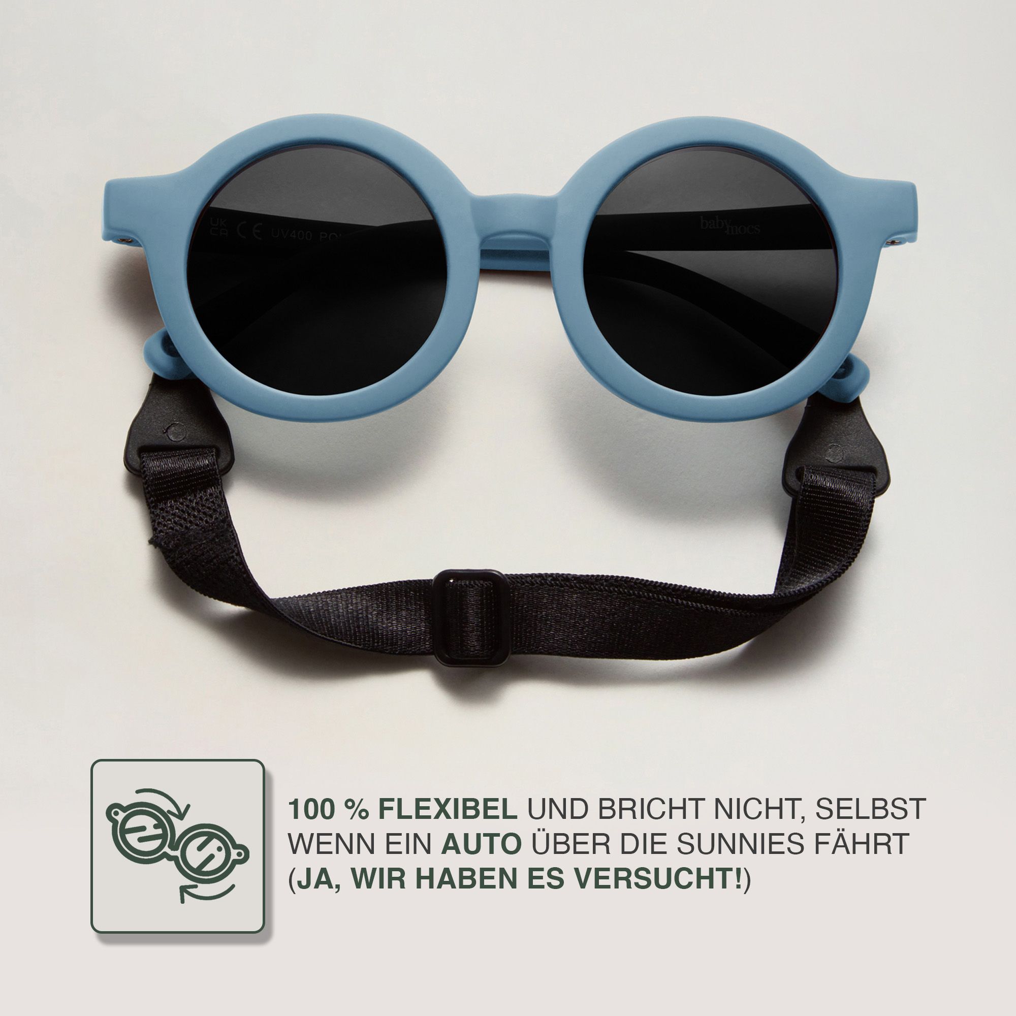 BabyMocs Biegsame Baby-Sonnenbrille