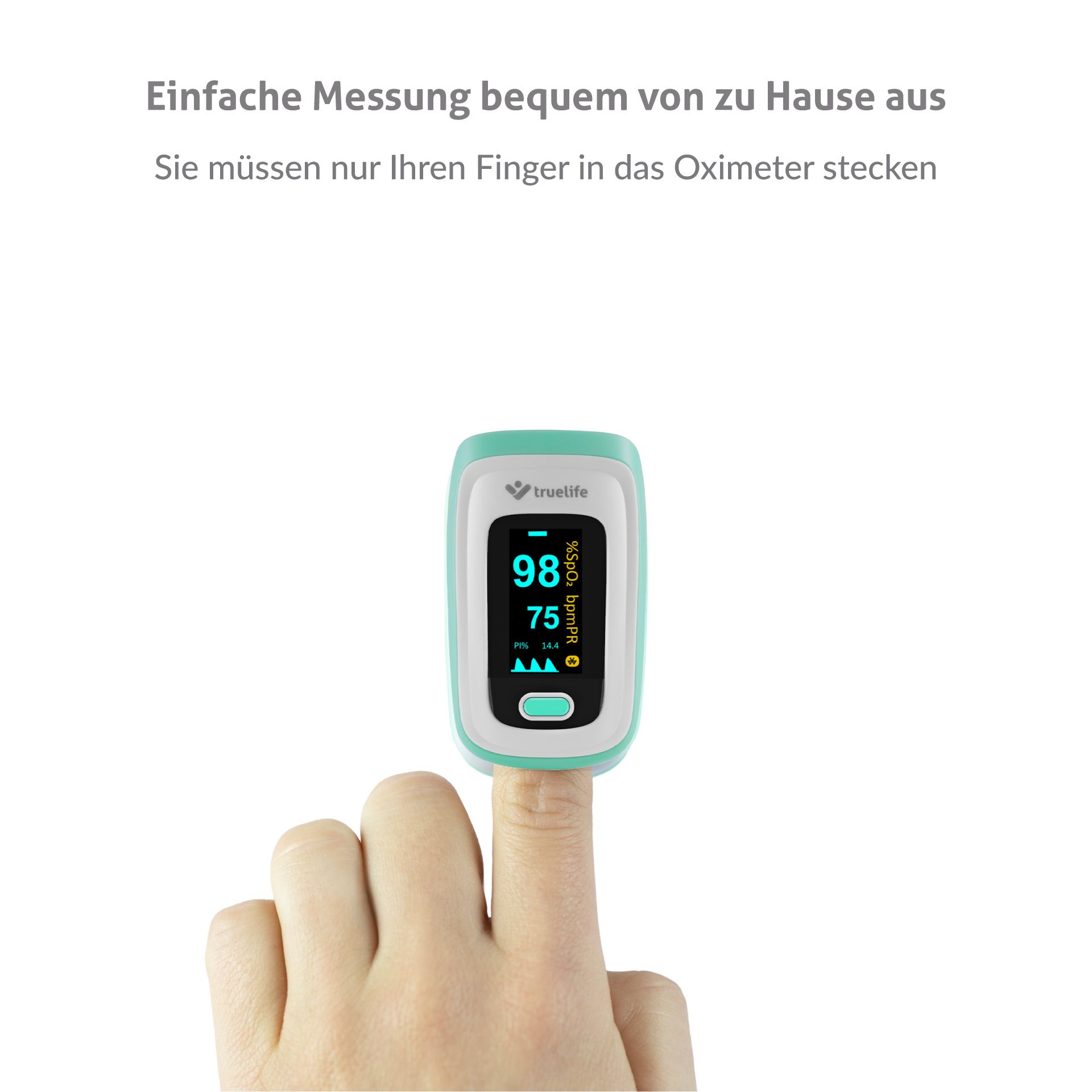 TrueLife Oximeter X5 BT – Pulsoximeter mit Bluetooth