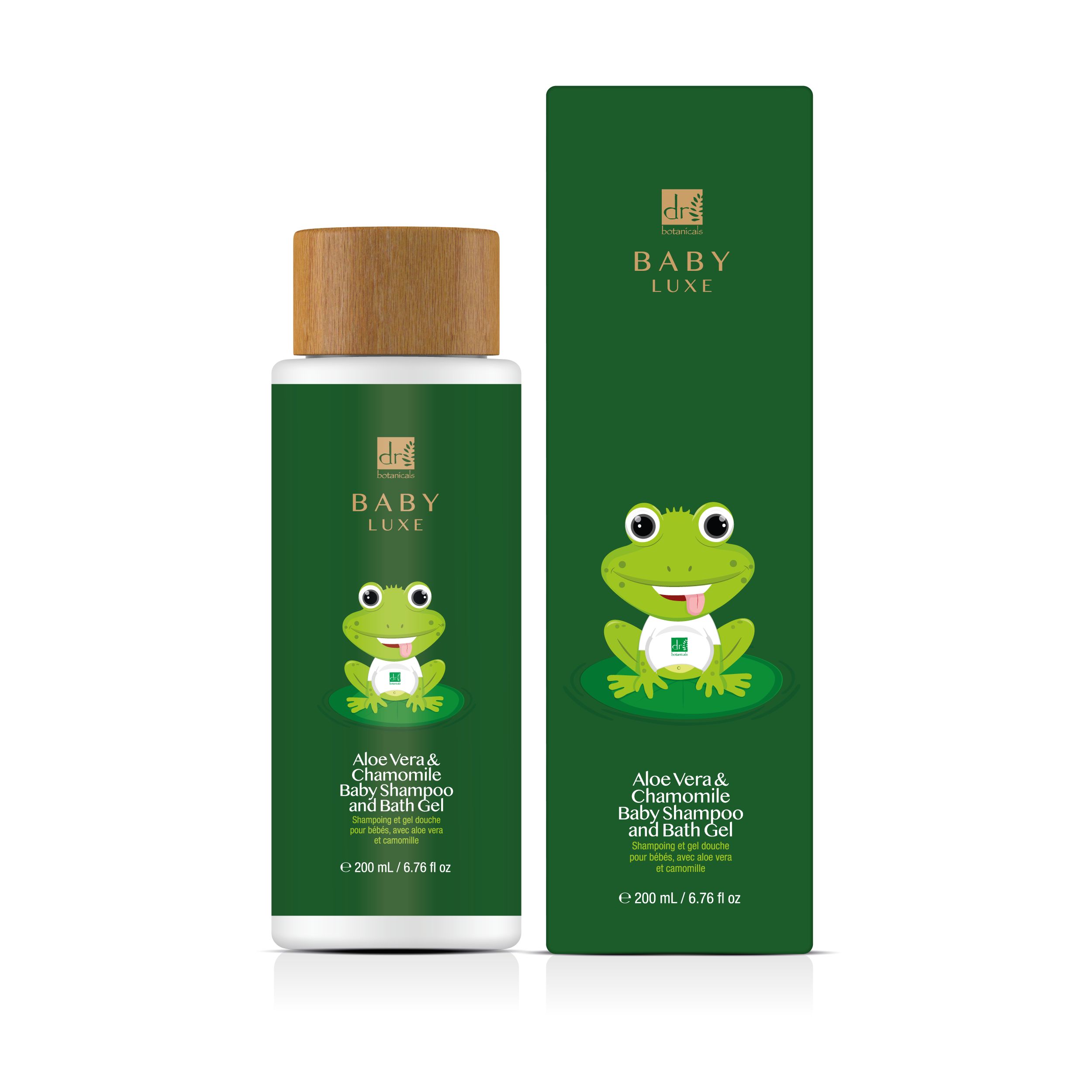 Dr. Botanicals BABY LUX Shampoo und Badegel, Körperöl und Milch