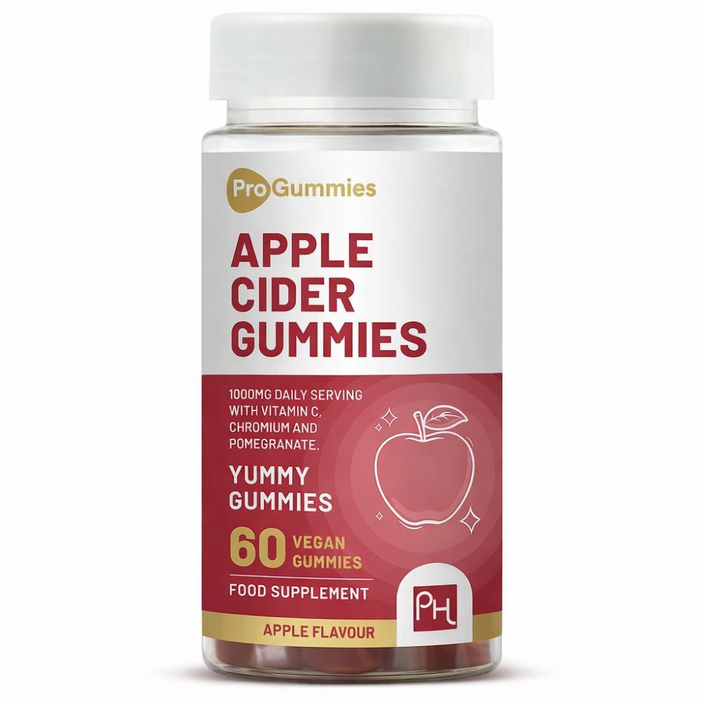 Prowise Healthcare Vegane Apfelessig-Gummibärchen 1000 mg 60 St Gummibärchen