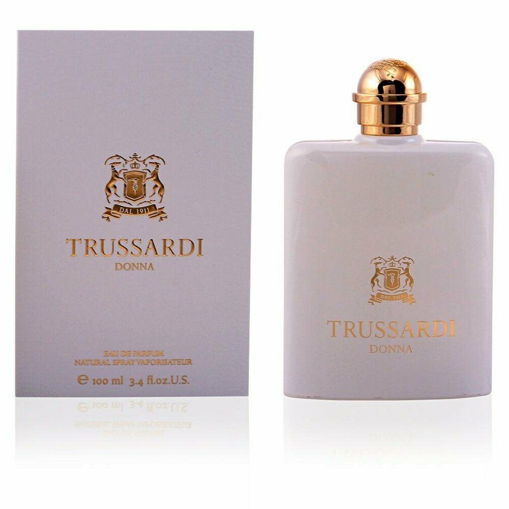 Trussardi Donna Eau de Parfum Flasche und Verpackung. 100 ml.