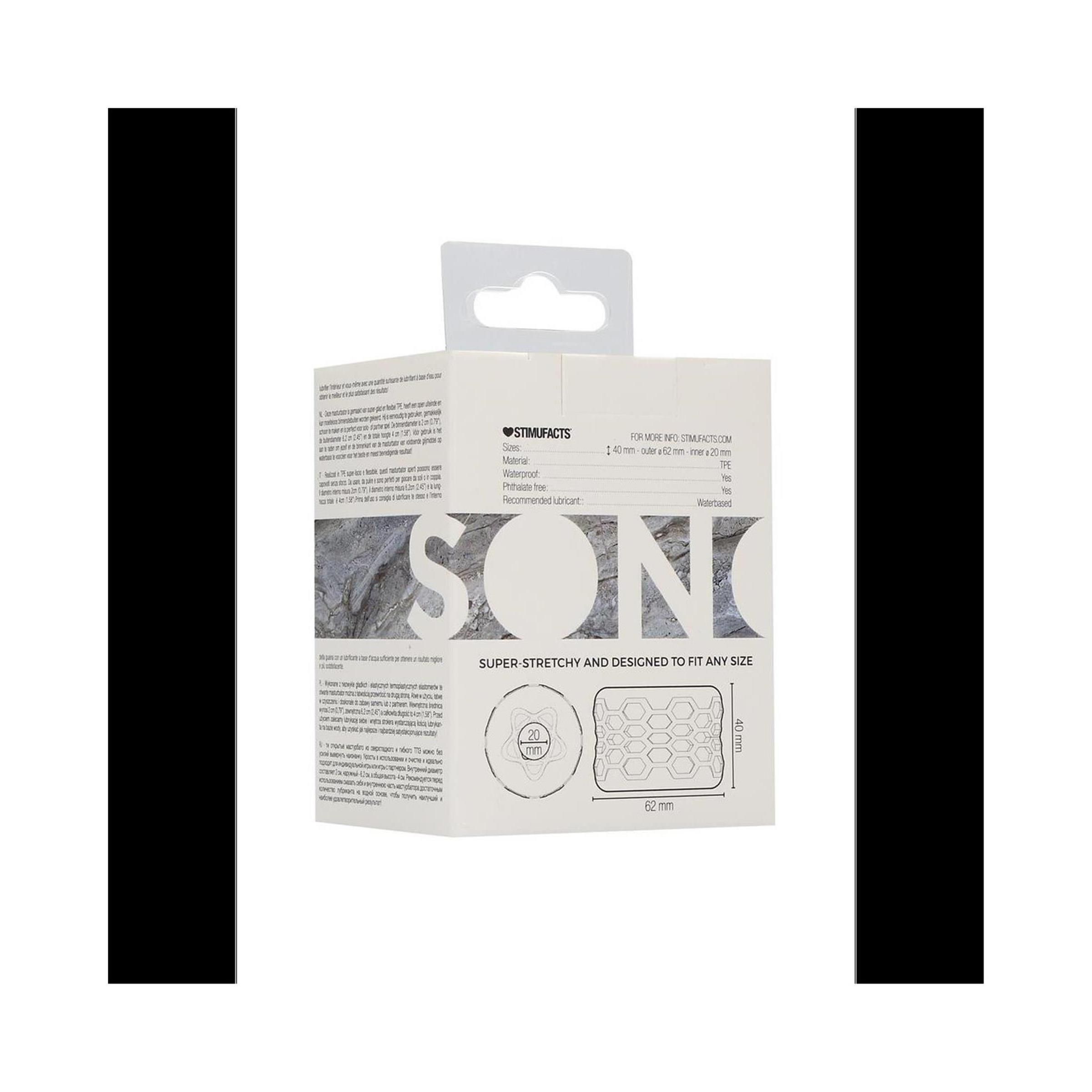 Sono by Shots - No.94 - Cockring Masturbator and Bumper in 1