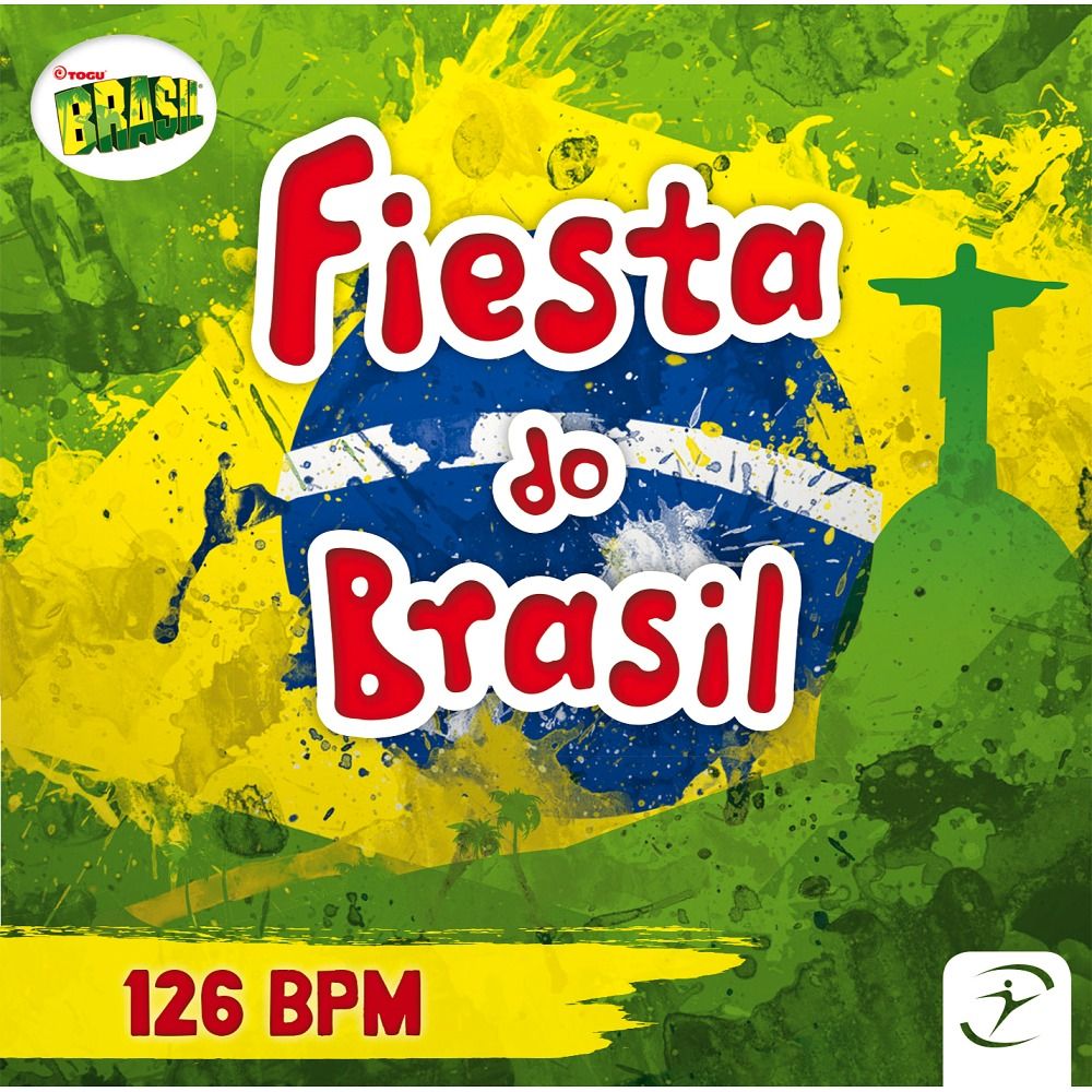 CD-Cover mit brasilianischer Flagge und Schriftzug 'Fiesta do Brasil'.