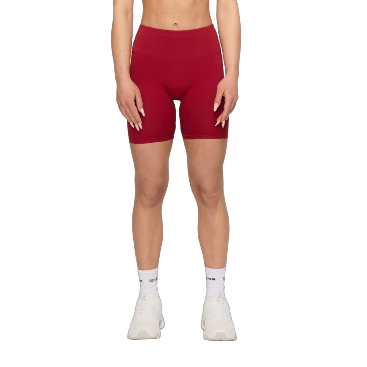 GymBeam Shorts Damen Slim mit Gummizug Varsity Red