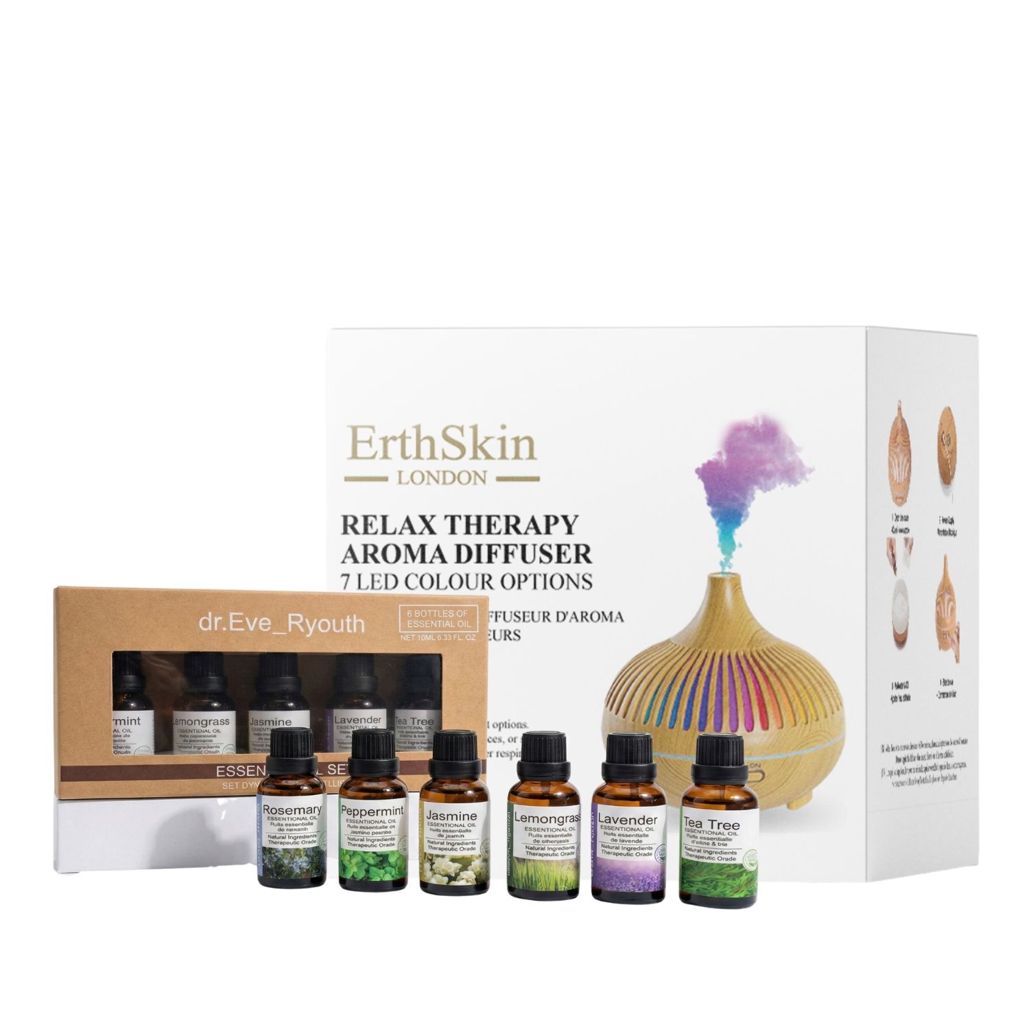 ErthSkin London Aromatherapie-Diffusor & Öl-Set 1 St