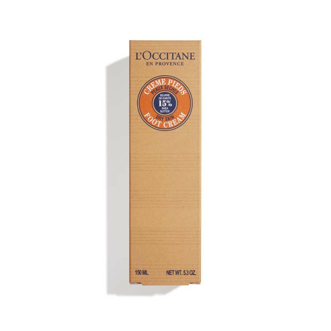 L'Occitane Shea Fußcreme Kartonverpackung, 150 ml.