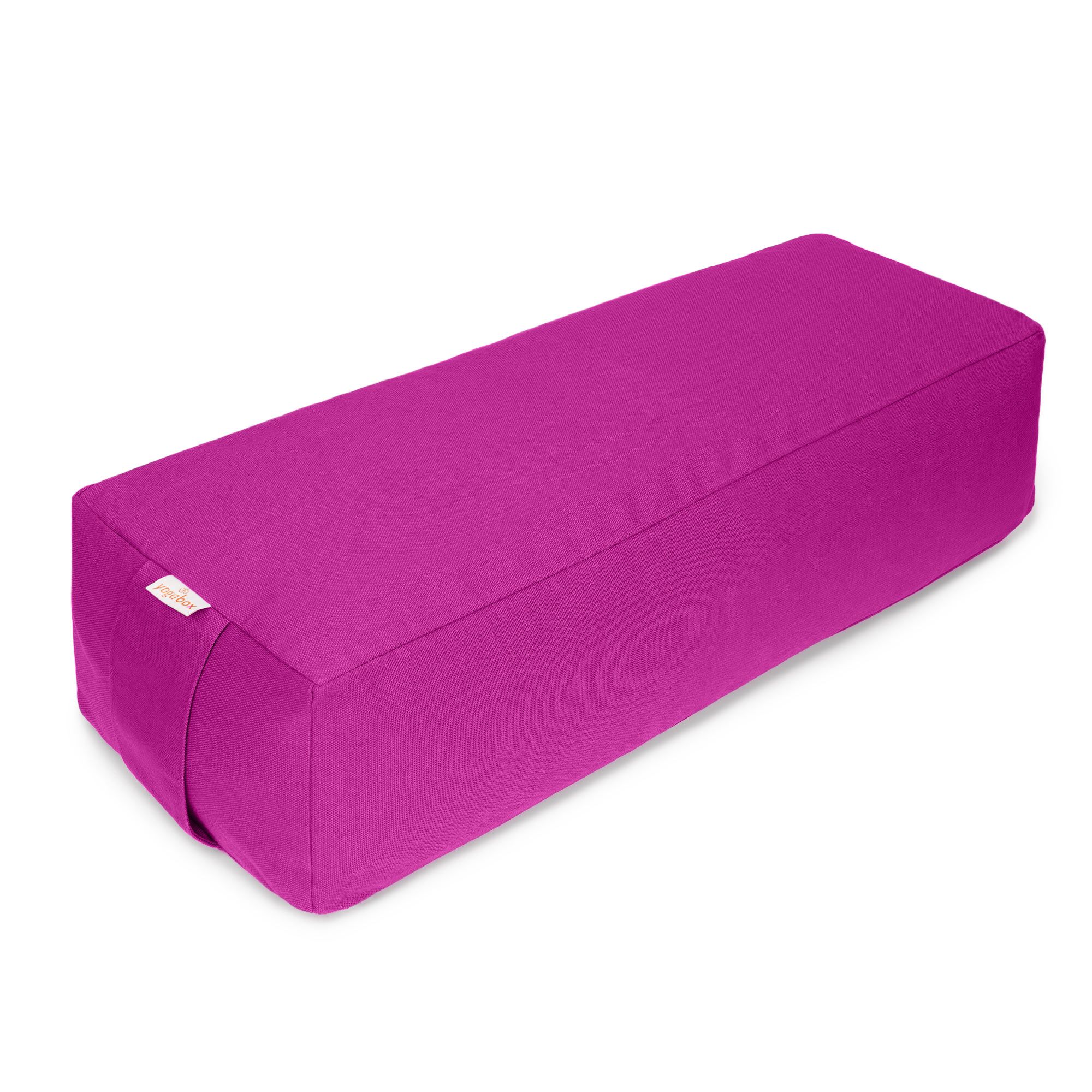 yogabox Yoga und Pilates Rechteckbolster Basic - magenta 60 x 20 14,0 cm 1 St
