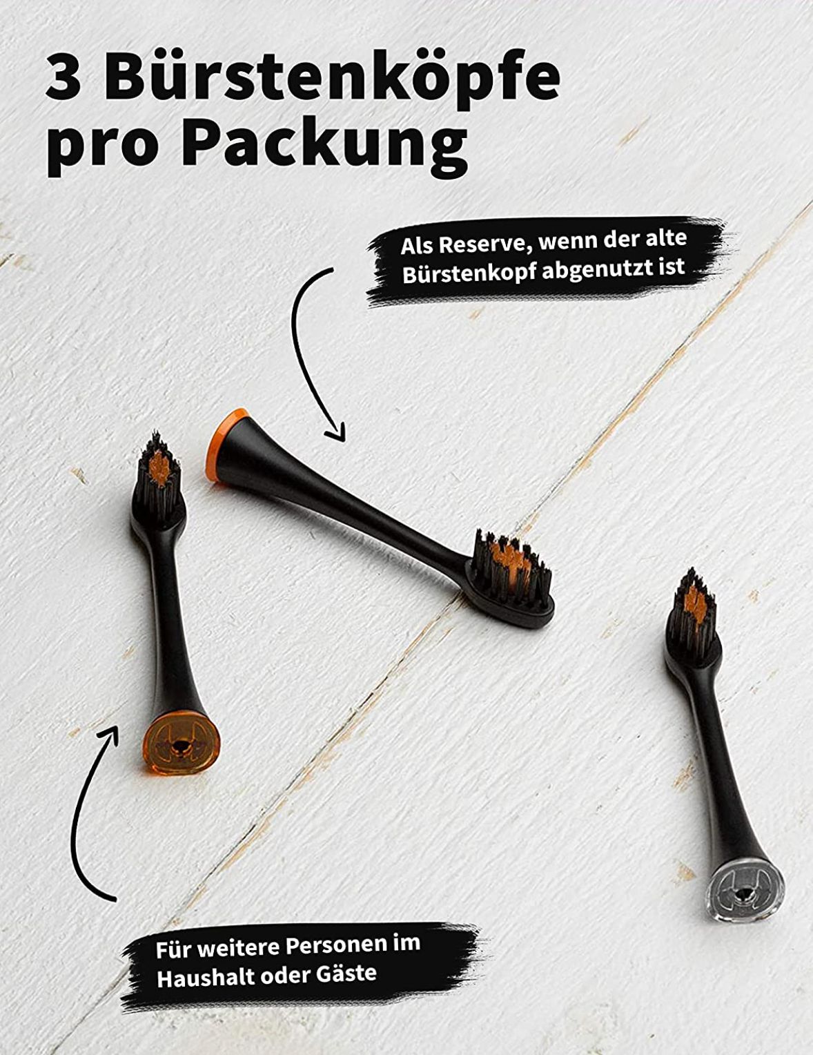 Zahnheld Bürstenkopf Basic Mini weiß (3 Stück)
