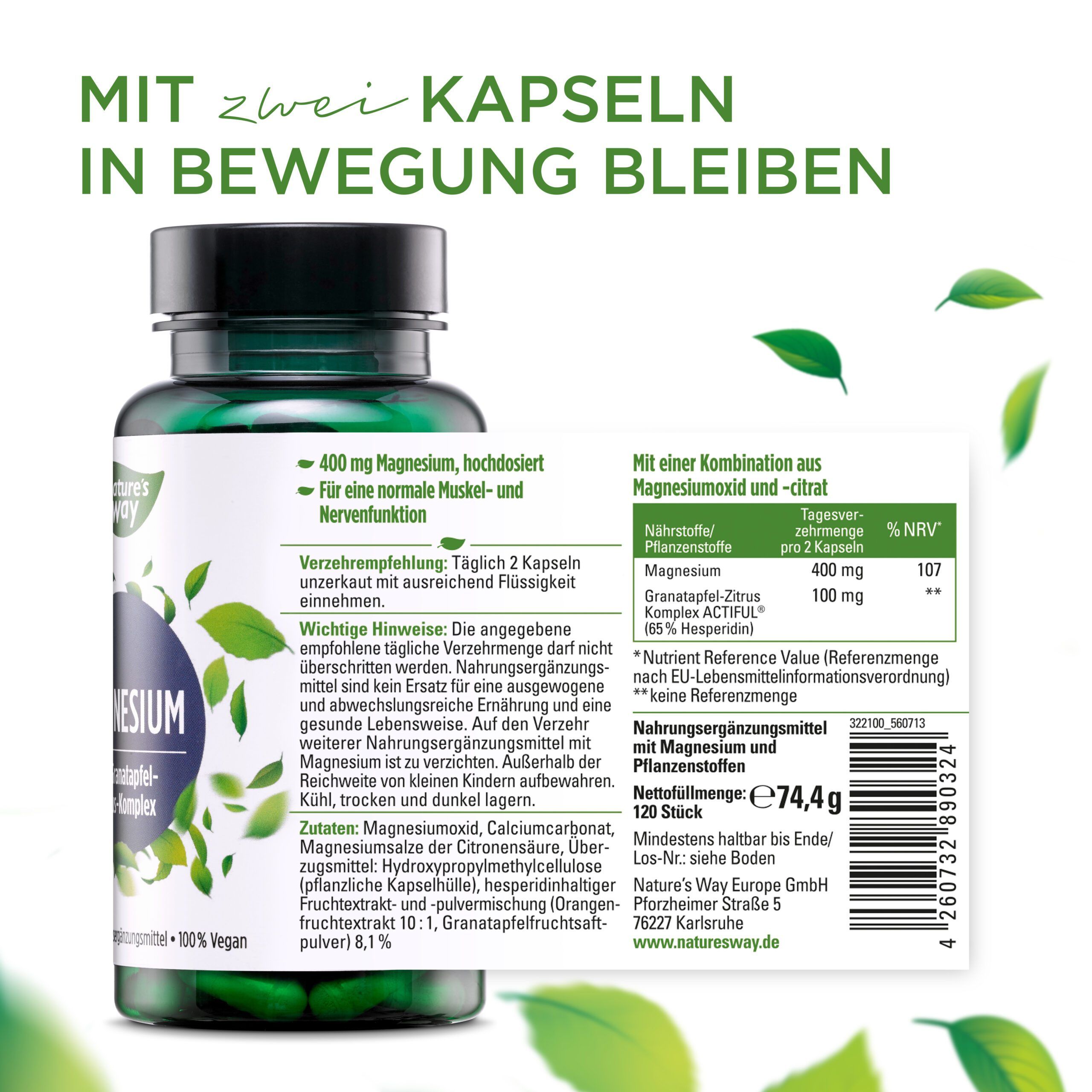 Nature's Way Magnesium Kapseln