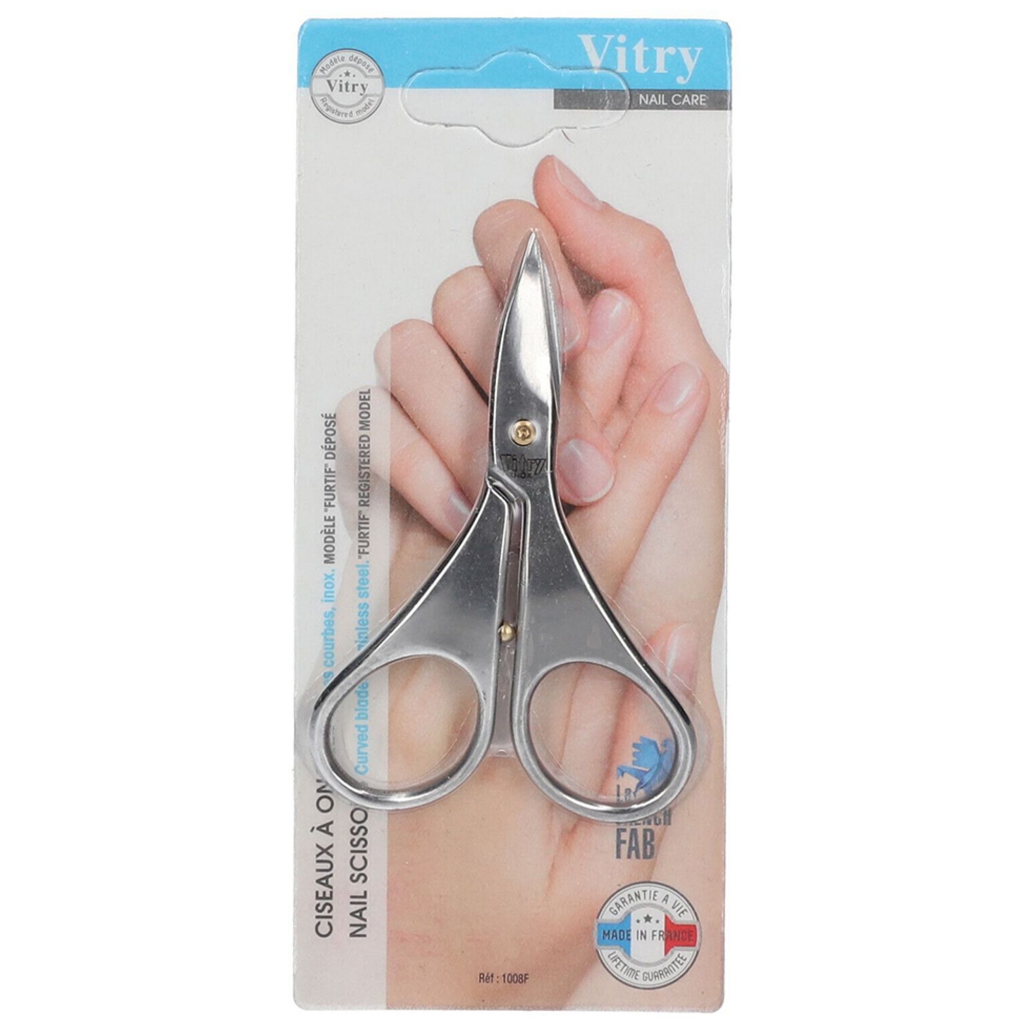 Vitry Nagelschere Edelstahl rostfrei geb.Vitr.fur. 1x6,5x15 cm