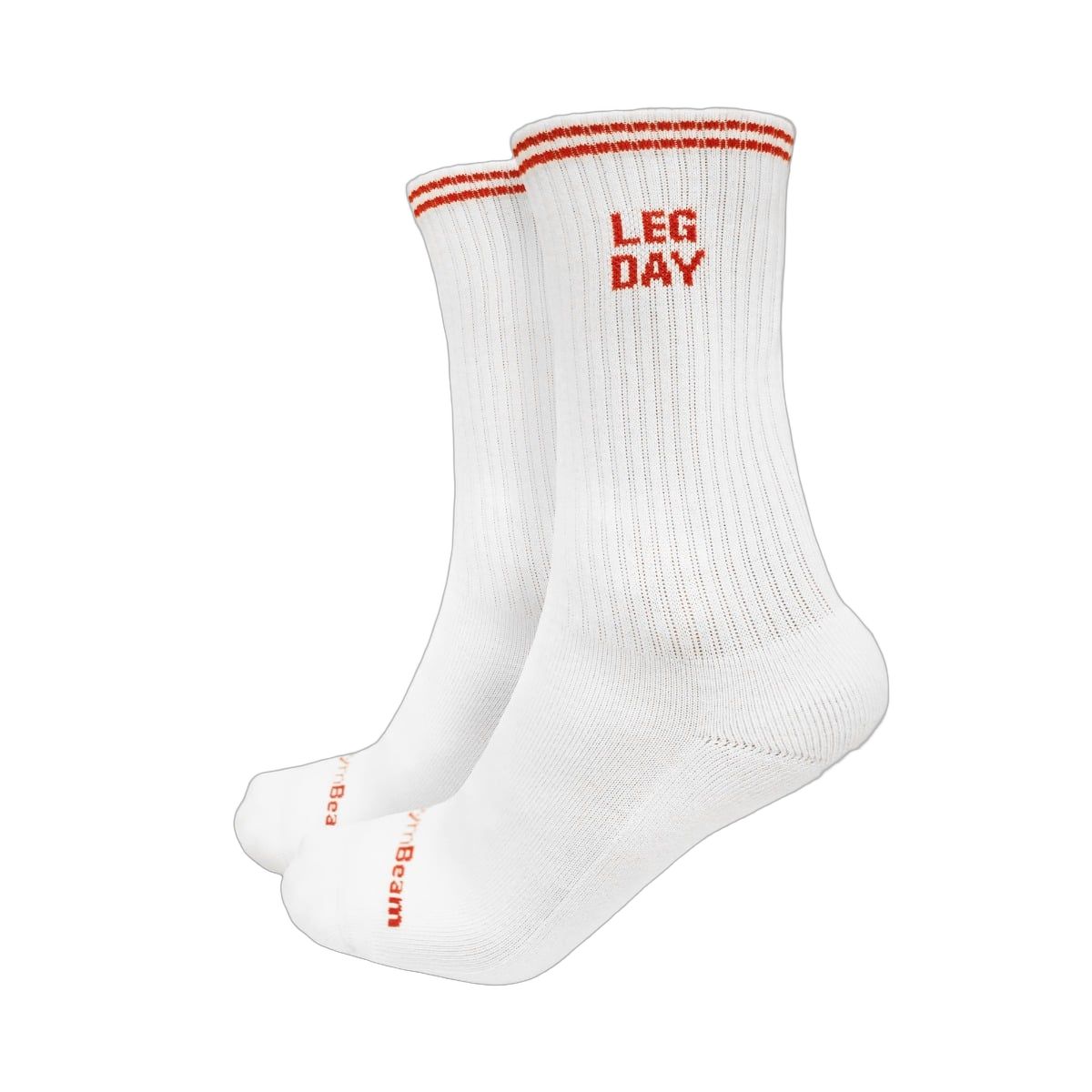 GymBeam Socken Unisex mit 3/4 Länge und nahtloser Spitze in Weiß