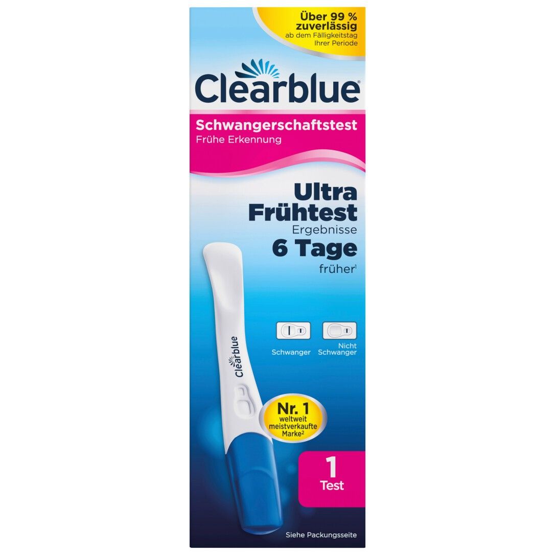 Clearblue Schwangerschaftsfrühtest Ultra Früh