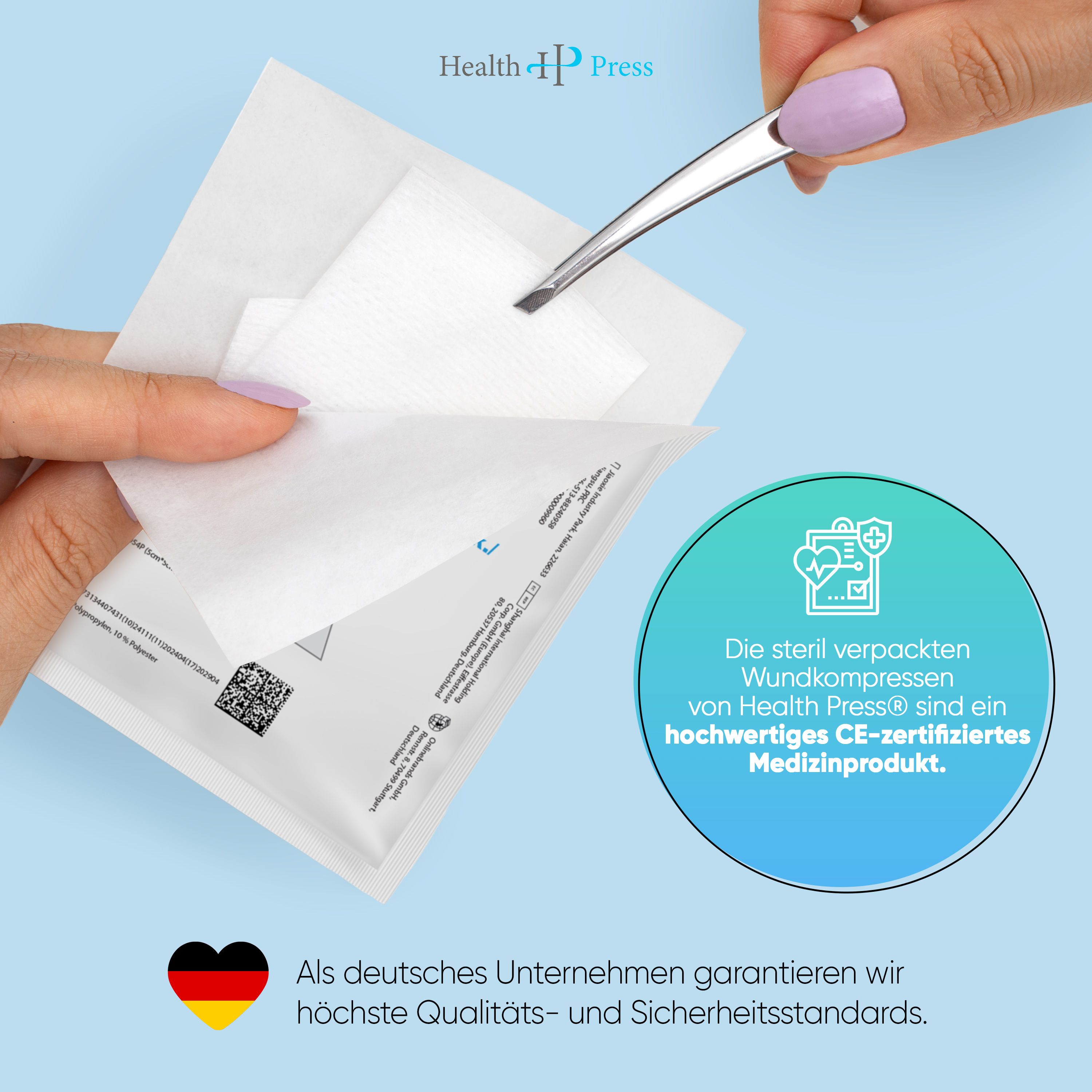 Health Press® Sterile Wundkompressen