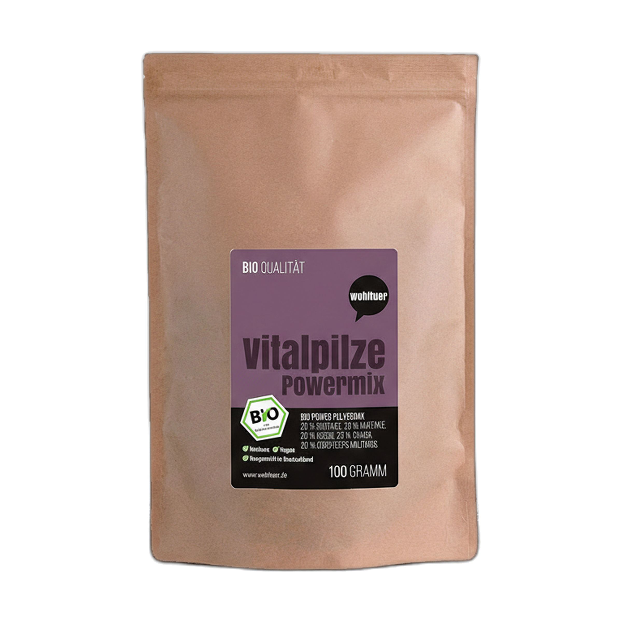 Wohltuer Bio Vitalpilze Powermix 100 g