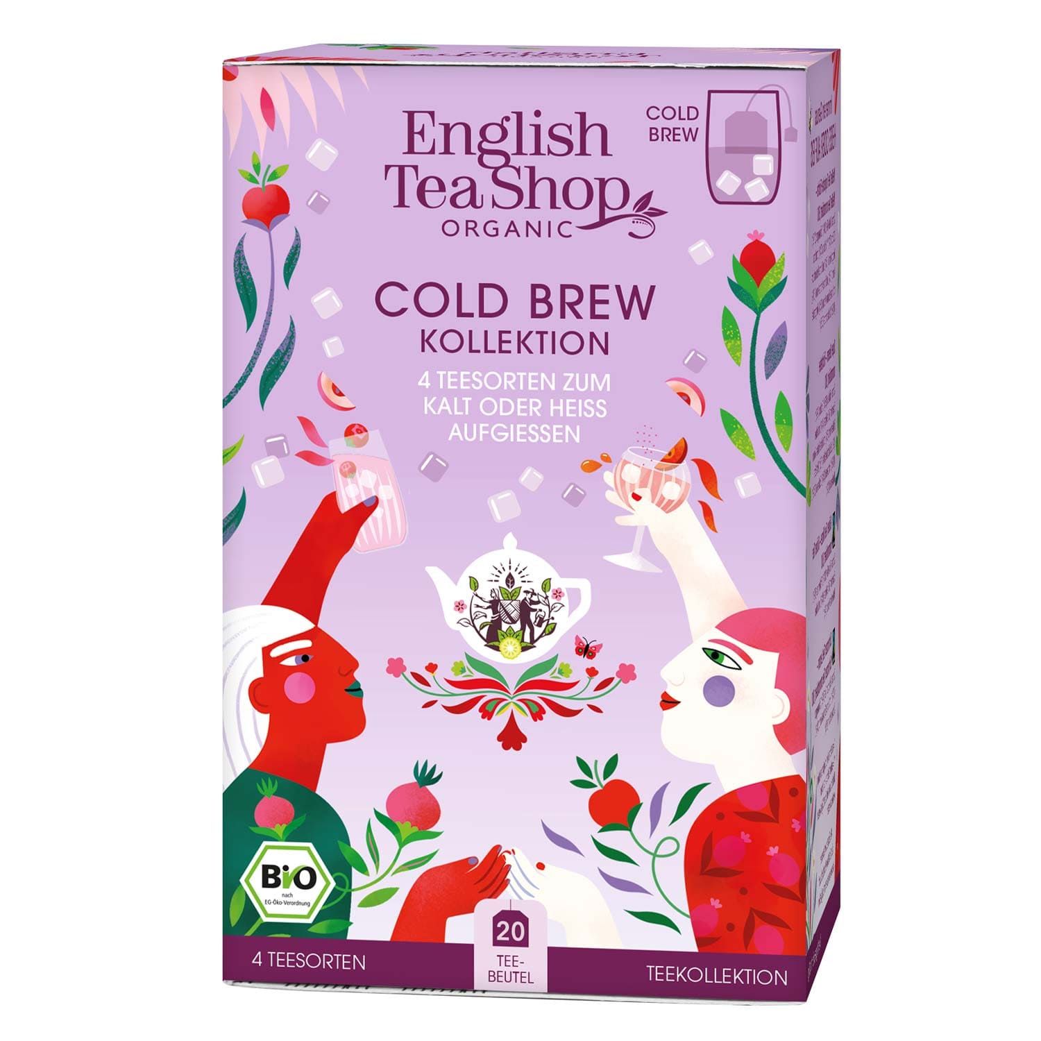 ETS - Cold Brew Tee Kollektion, Bio, 4 Sorten zum kalt aufgießen 40 g