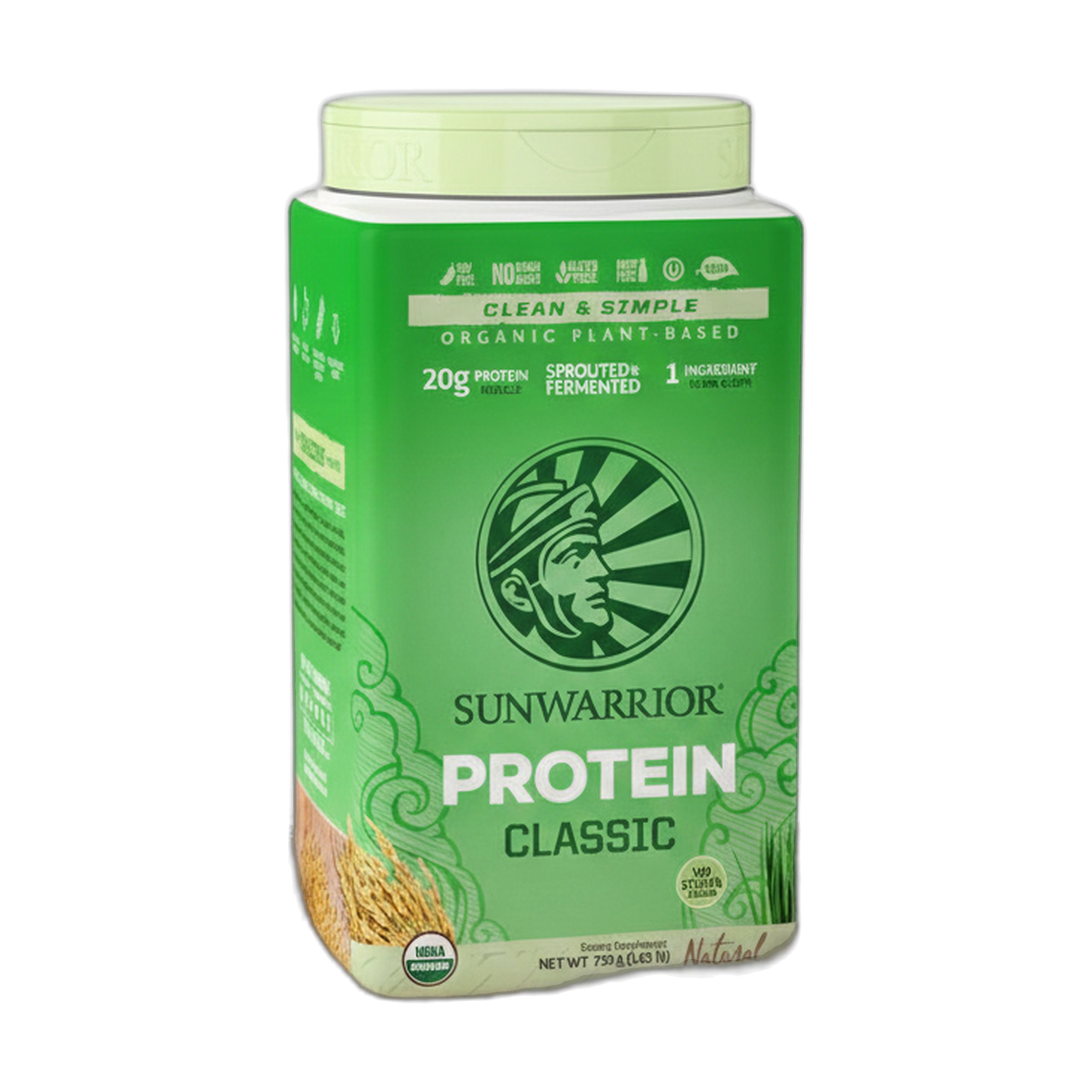 Sunwarrior natürliches Reisprotein 750 g Pulver