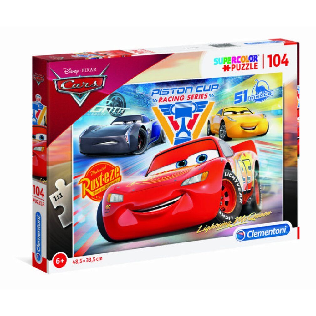 Clementoni 104Pcs. Puzzle Cars3 27072 X6