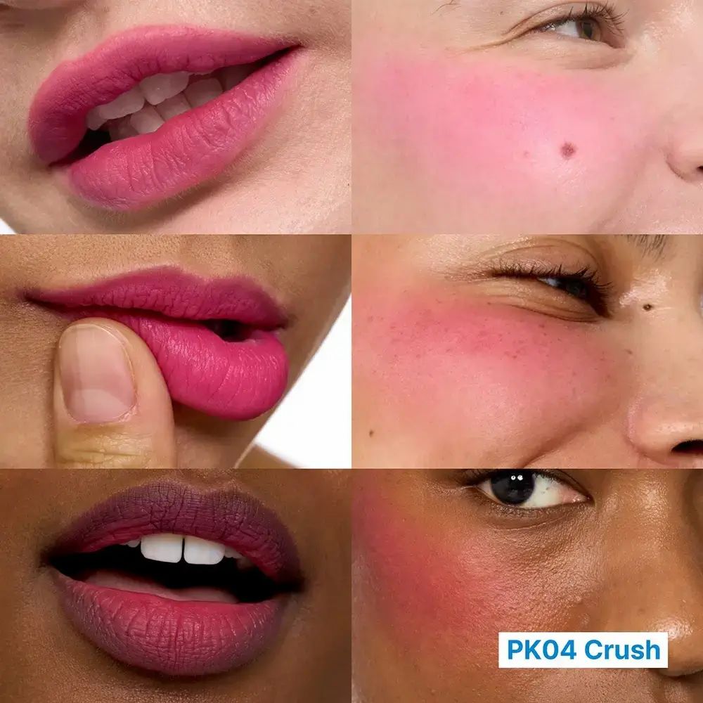FWEE Lip & Cheek Blurry Pudding Pot PK04 Crush – 2-in-1 Lippen & Rouge mit Keyring