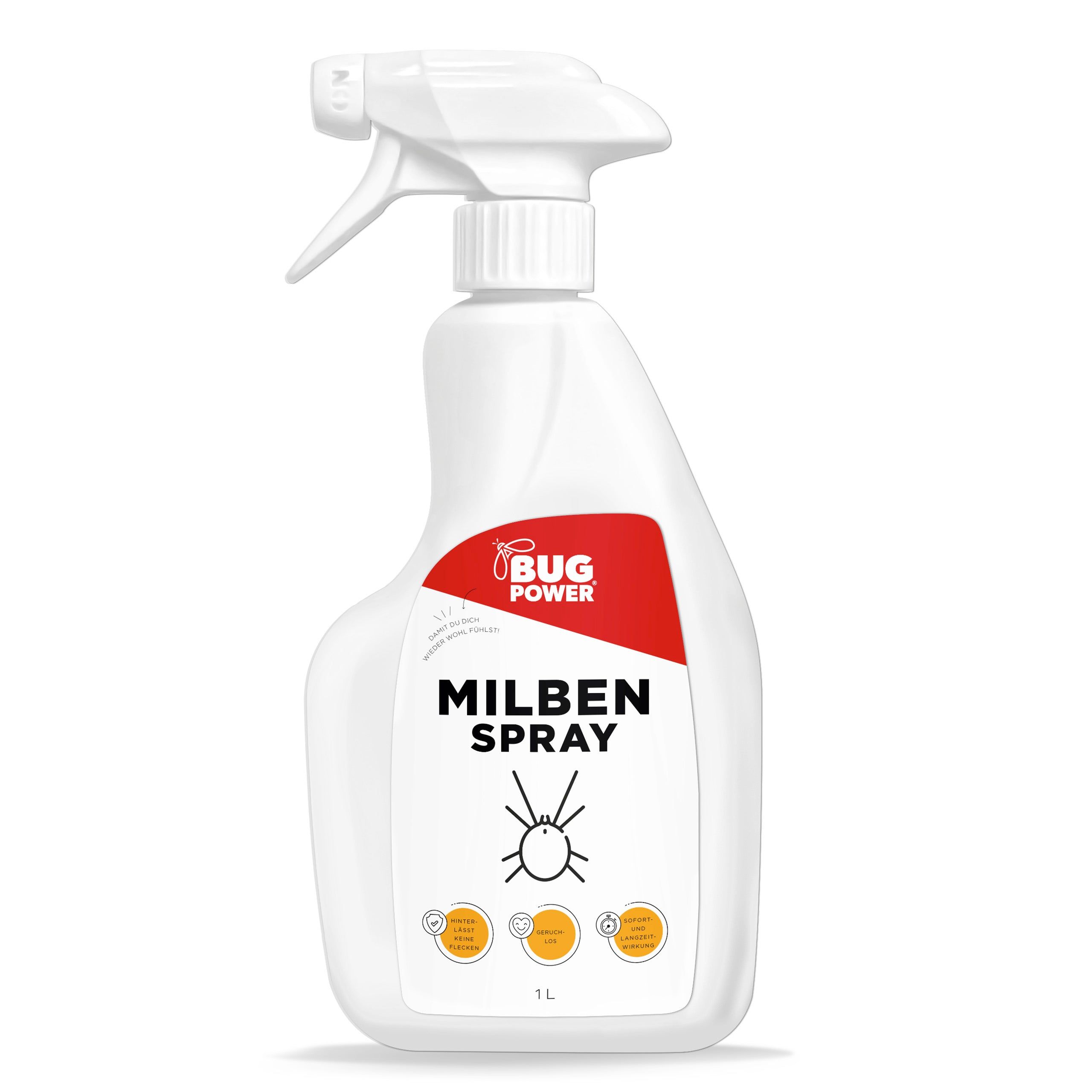 BugPower Milben Spray für Textilien