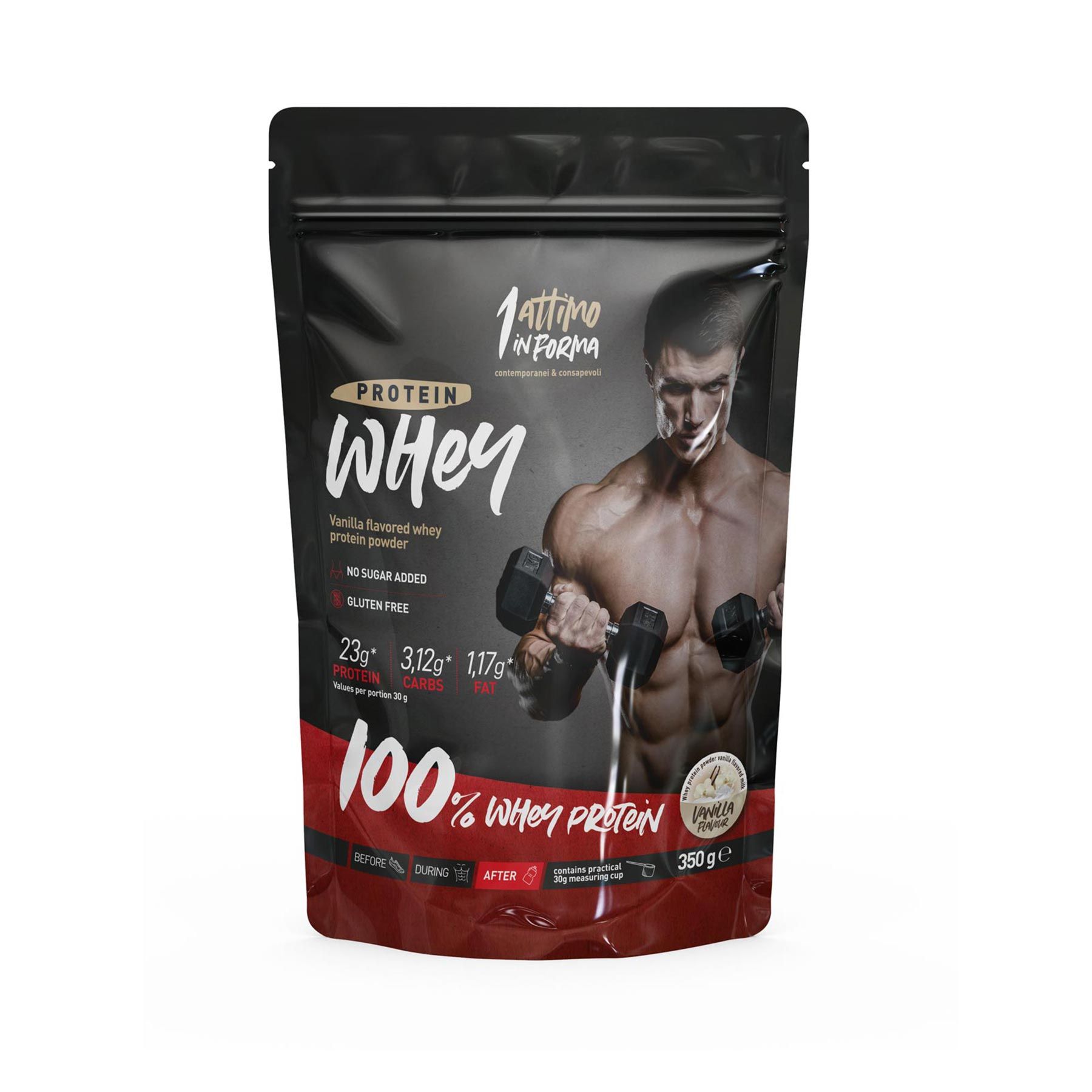 1attimoinforma 100% Whey Proteine in Polvere; Gusto Vaniglia