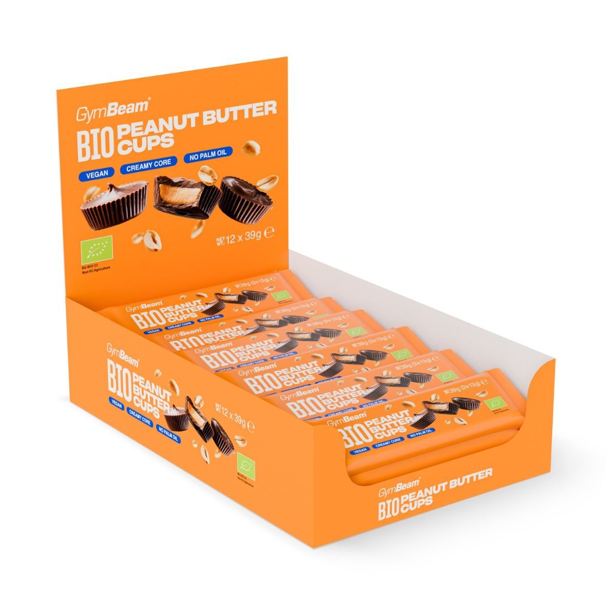 Peanut Butter Cups BIO snack vegano senza olio di palma