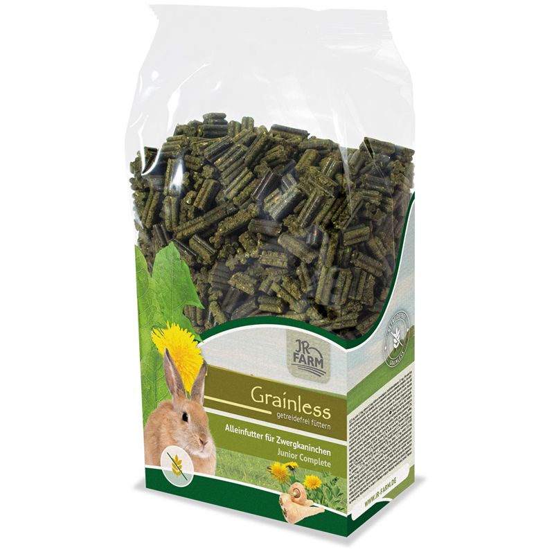 JR Farm Grainless Complete Junior Zwergkaninchen