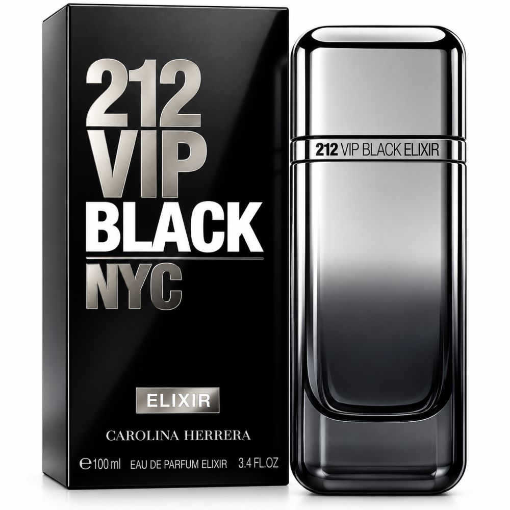 Carolina Herrera 212 VIP Black Elixir Eau de Parfum Flakon, 100 ml.
