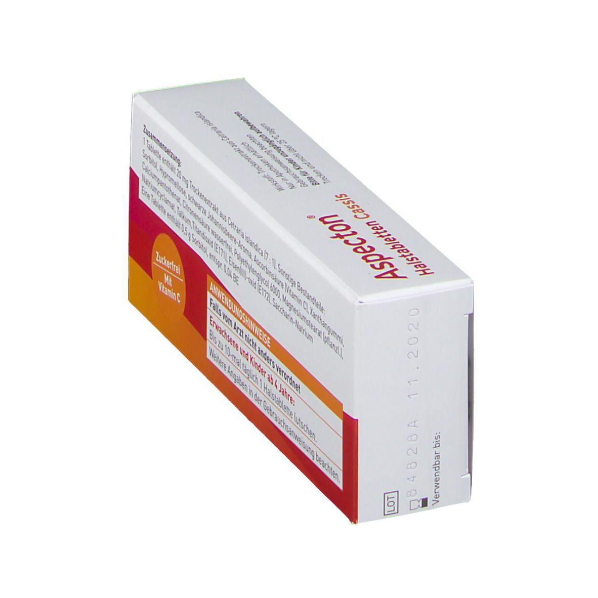 Aspecton® Halstabletten Cassis