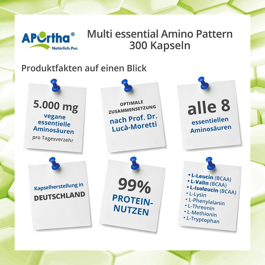 APOrtha® Multi essential Amino Pattern Kapseln - 500 mg 300 St